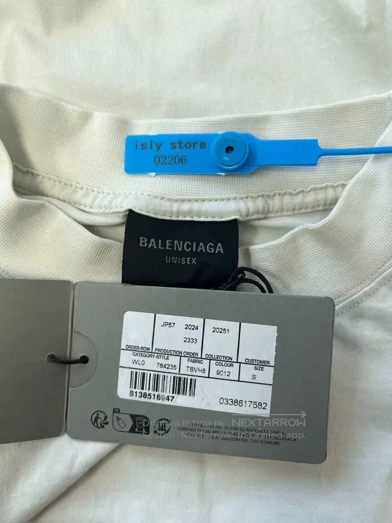 Other Balenciaga Floral Round Neck Short Sleeve T-Shirt Size US S / EU 44-46 / 1 - 5 Thumbnail