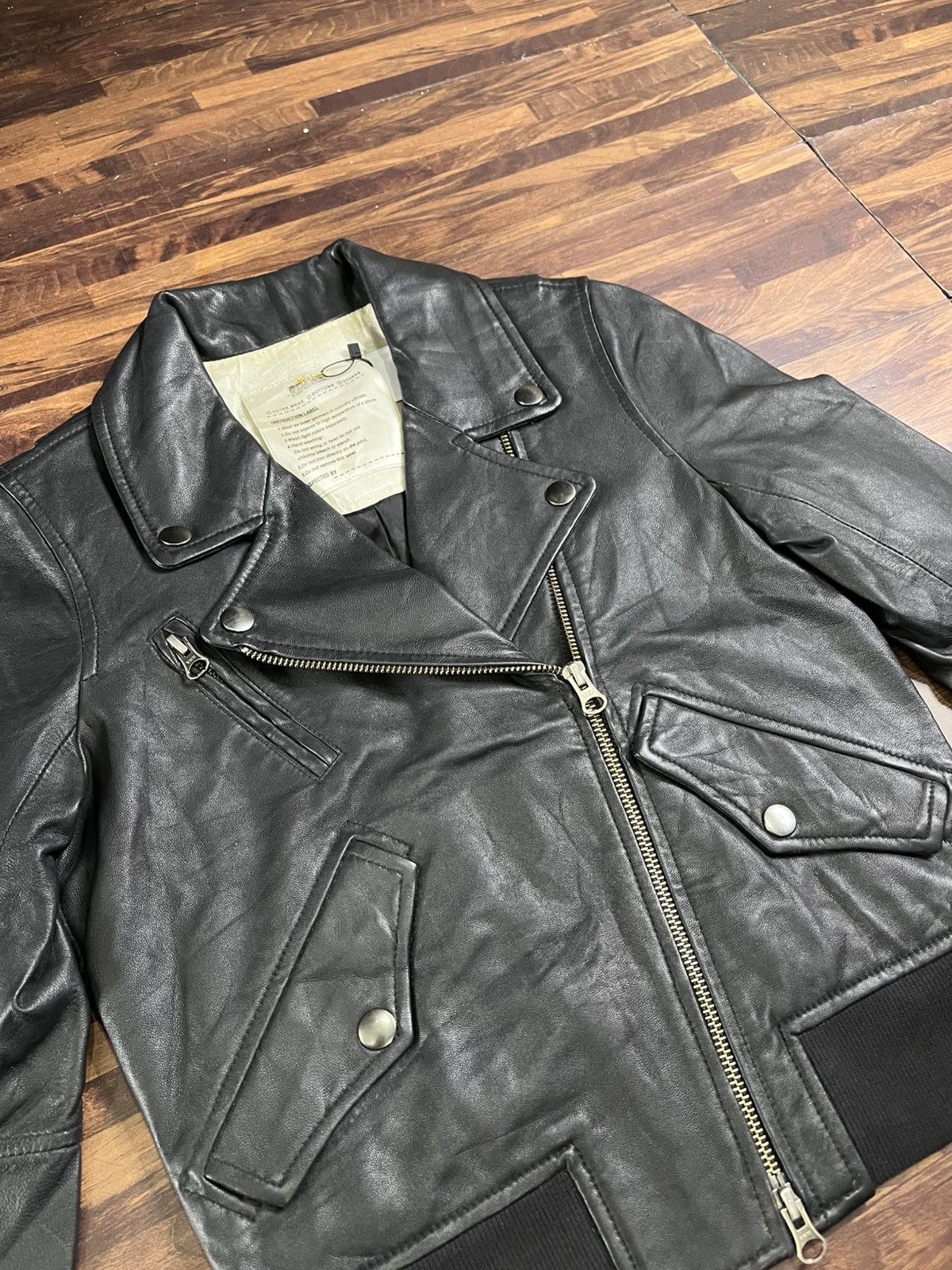 Leather Snidel Women's Black Lightweight Leather Jacket Size S / US 4 / IT 40 - 2 Thumbnail