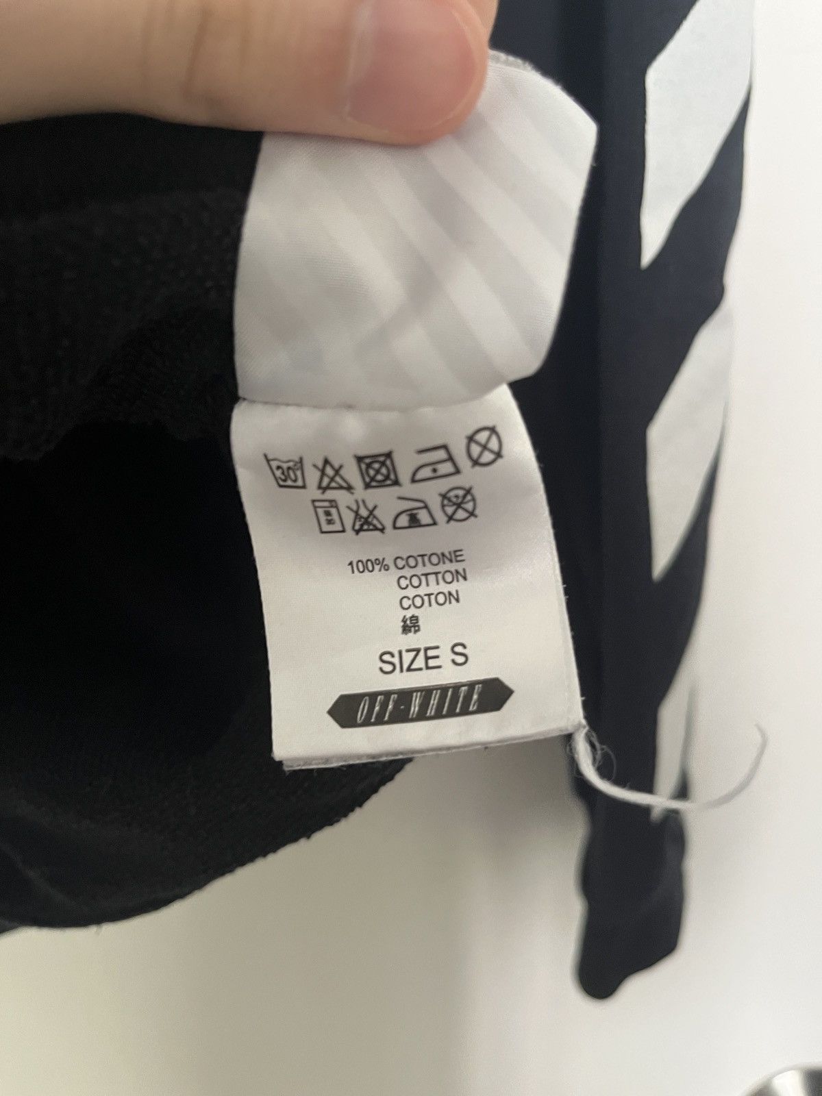 Off-White Off-White SS 16 Blue collar hoodie Size US S / EU 44-46 / 1 - 9 Thumbnail