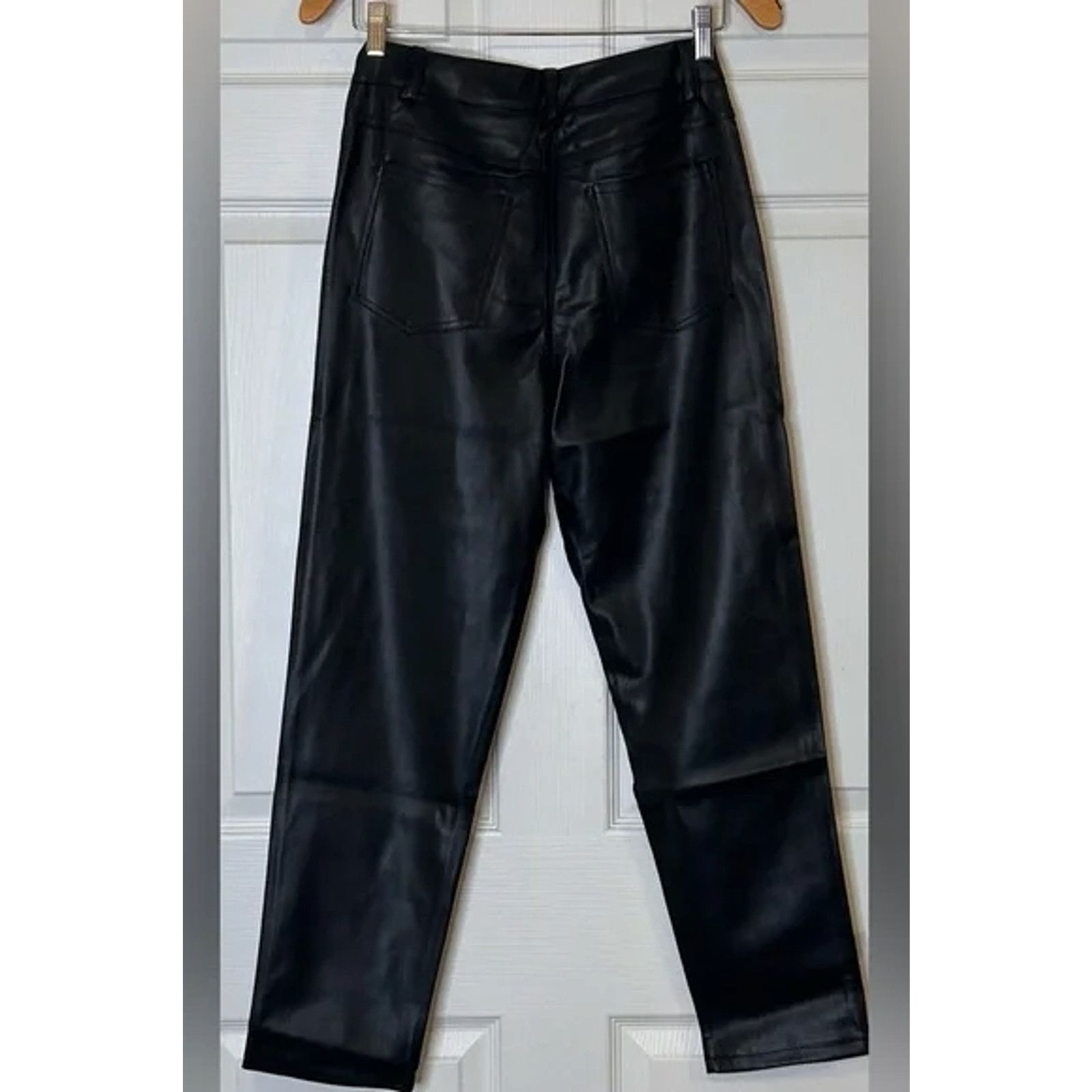 REVOLVE LBLC THE LABEL Robin Vegan Leather Pant in Black Sz Medium Size 30" / US 8 / IT 44 - 2 Thumbnail