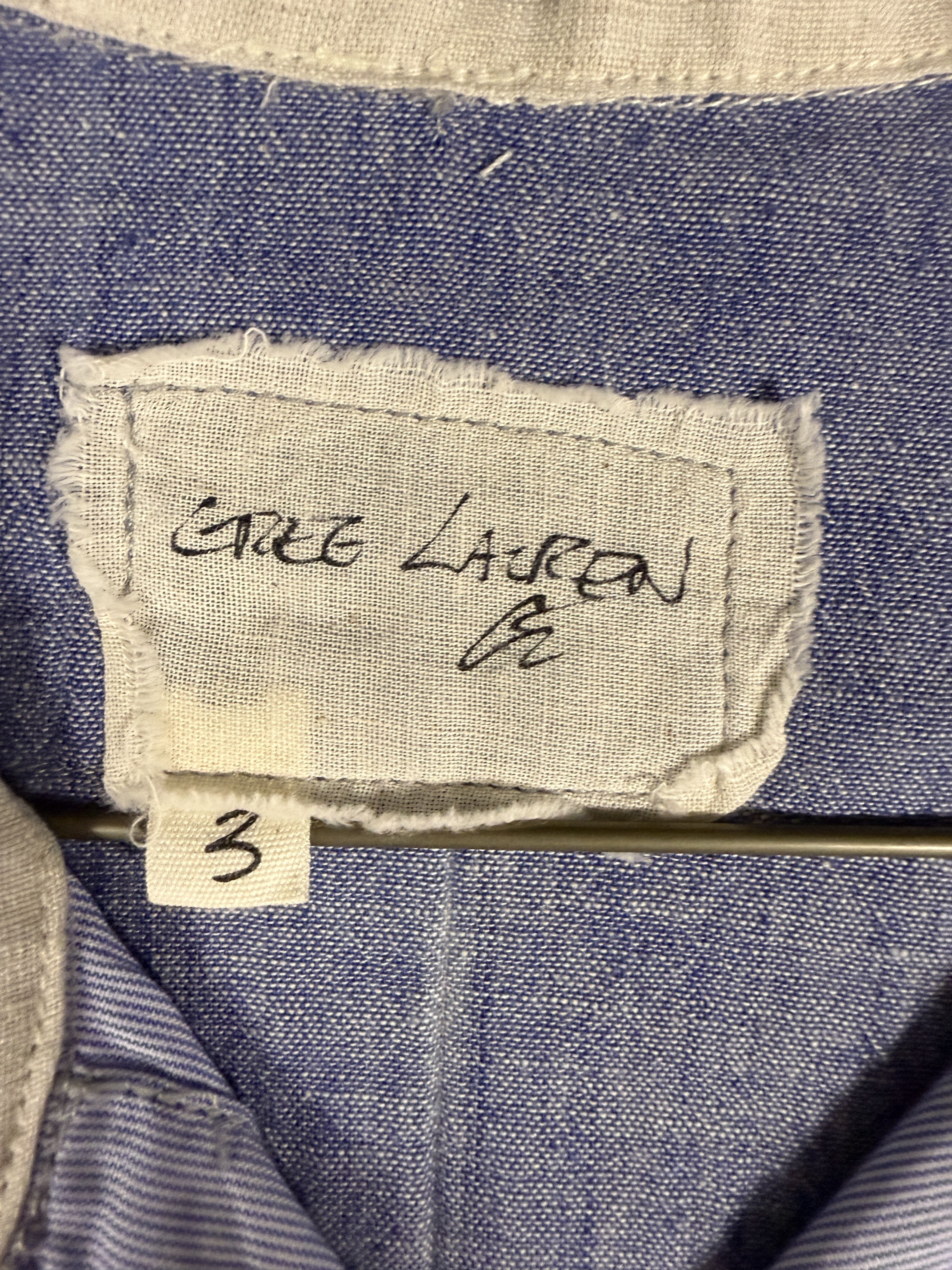 Greg Lauren Greg Lauren Chambray Classic Bib studio shirt Size US L / EU 52-54 / 3 - 3 Thumbnail