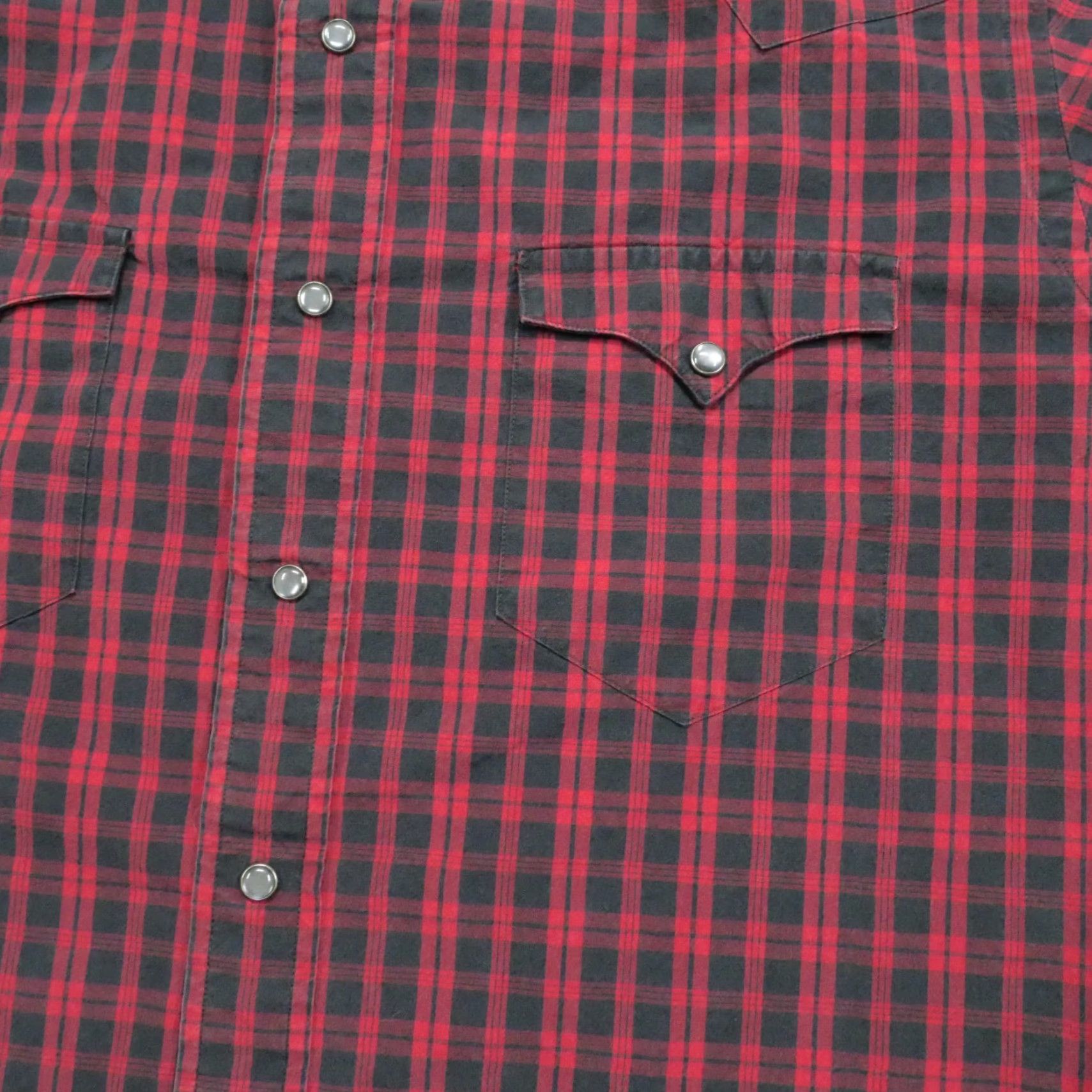 Polo Ralph Lauren VINTAGE Polo Ralph Lauren Shirt Mens XL Red Black Pearl Snap Classic Western Shirt Size US XL / EU 56 / 4 - 3 Thumbnail
