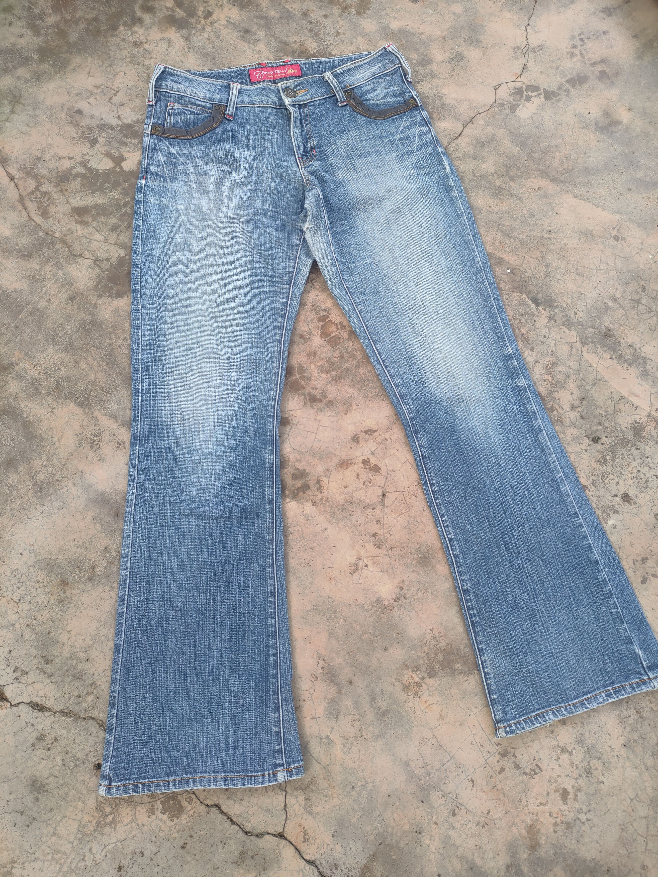 Japanese Brand × Jean × Vintage VINTAGE JAPANESE FLARE FADED DENIM JEANS PANTS Size US 31 - 3 Thumbnail