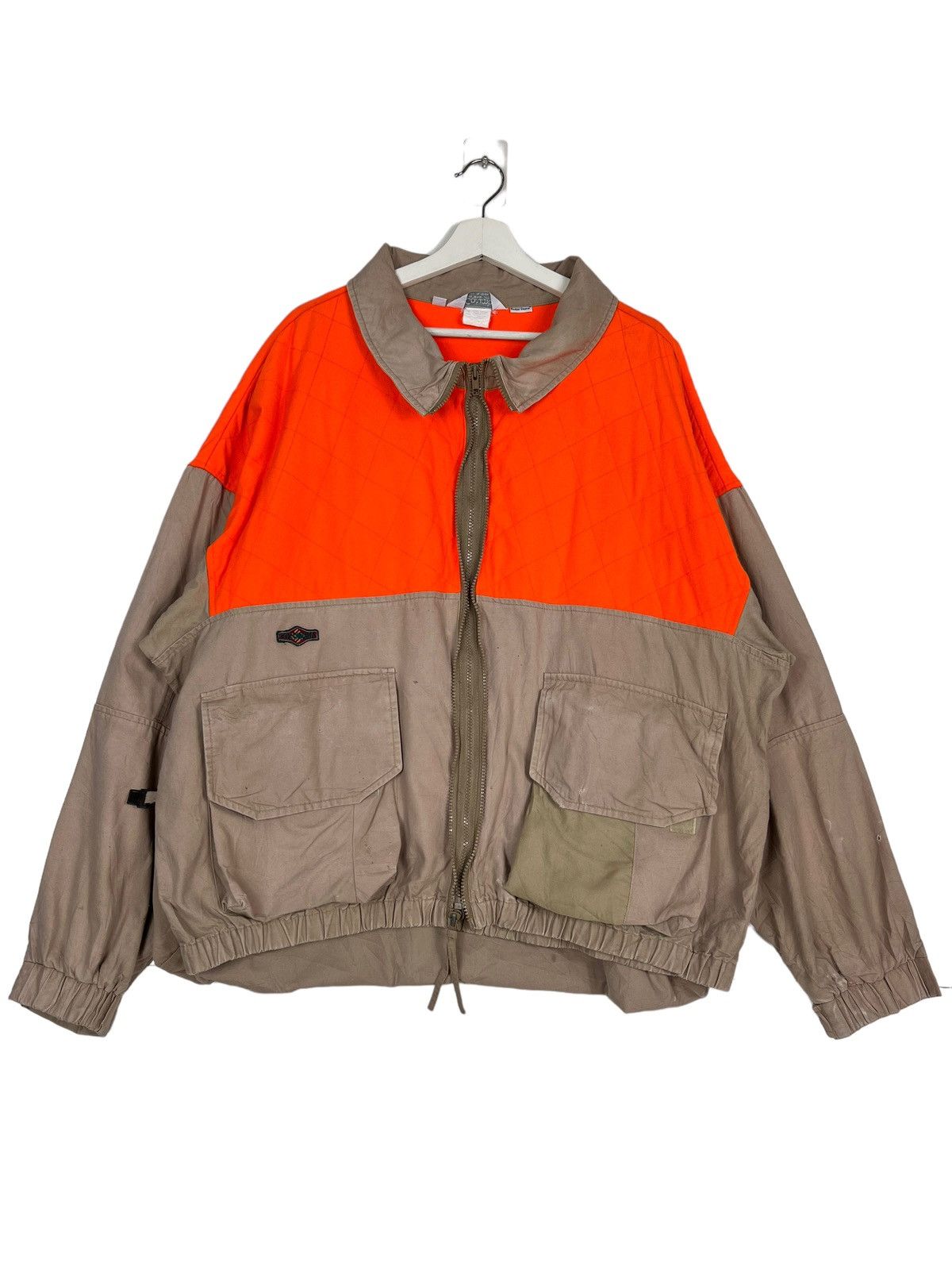 Columbia 🔥 90s VINTAGE COLUMBIA SAFARI HUNTING JACKET RADIAL SLEEVE Size US XXL / EU 58 / 5 - 4 Thumbnail