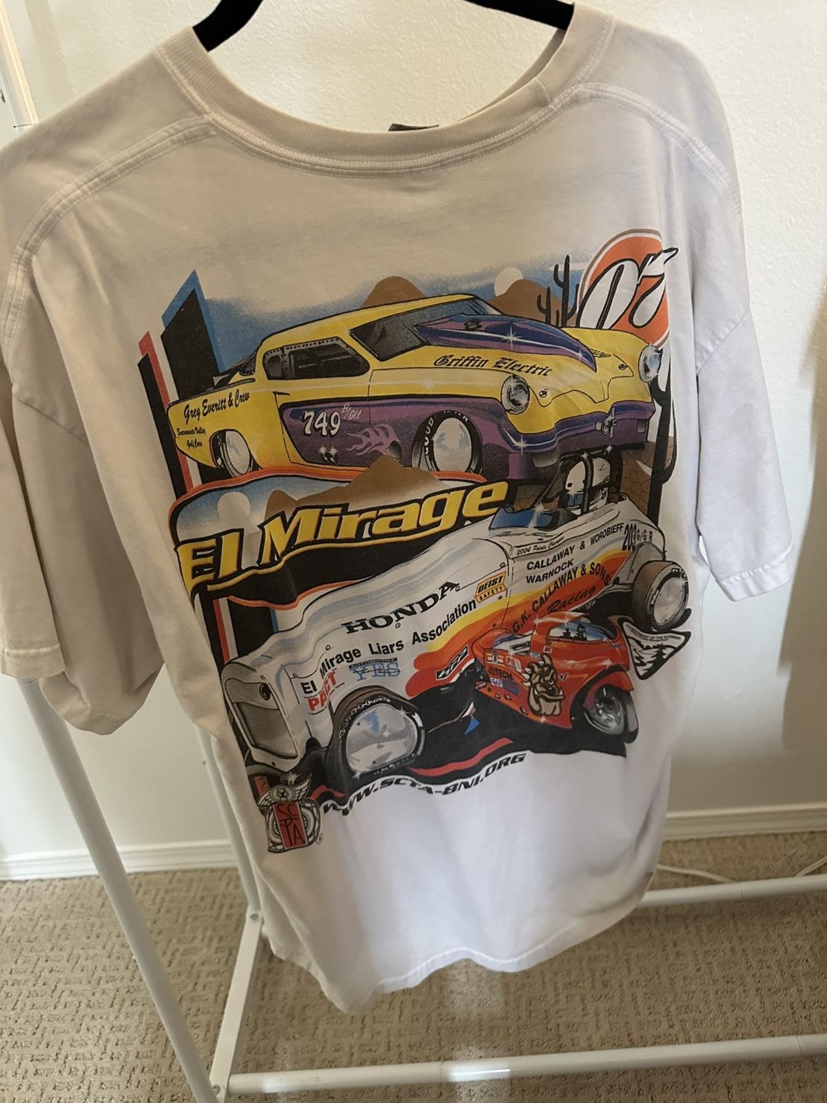 Vintage Vintage El Mirage Racing Tee Size US XL / EU 56 / 4 - 5 Thumbnail