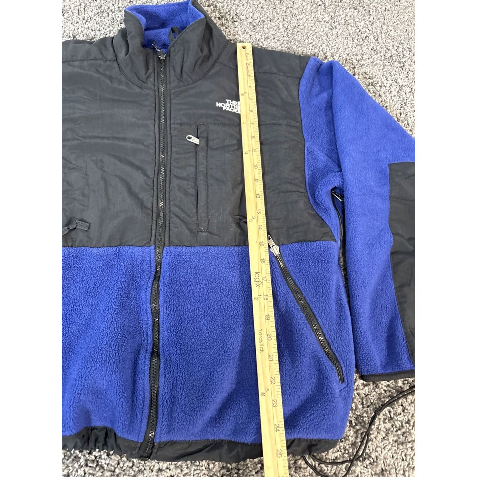 The North Face VINTAGE The North Face Denali Fleece Jacket Women Large Royal Blue Black Jacket / Coat Size L / US 10 / IT 46 - 2 Thumbnail