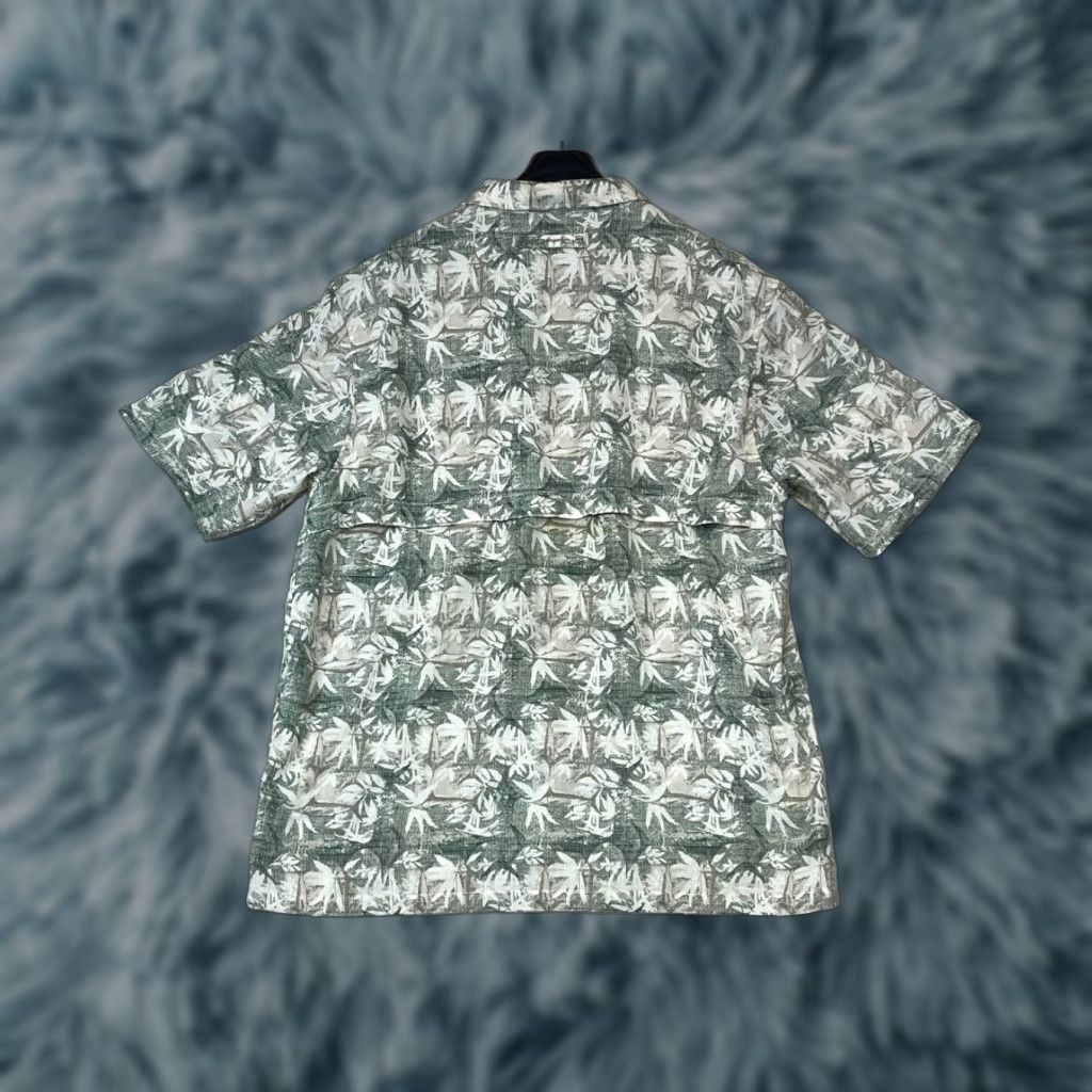 ExOfficio ExOfficio Shirt Men L Button-Up Short Sleeve All Seasons Breathable Green Palm Tree Nature Fish Outdoor Shirt Men L Size US L / EU 52-54 / 3 - 1 Thumbnail
