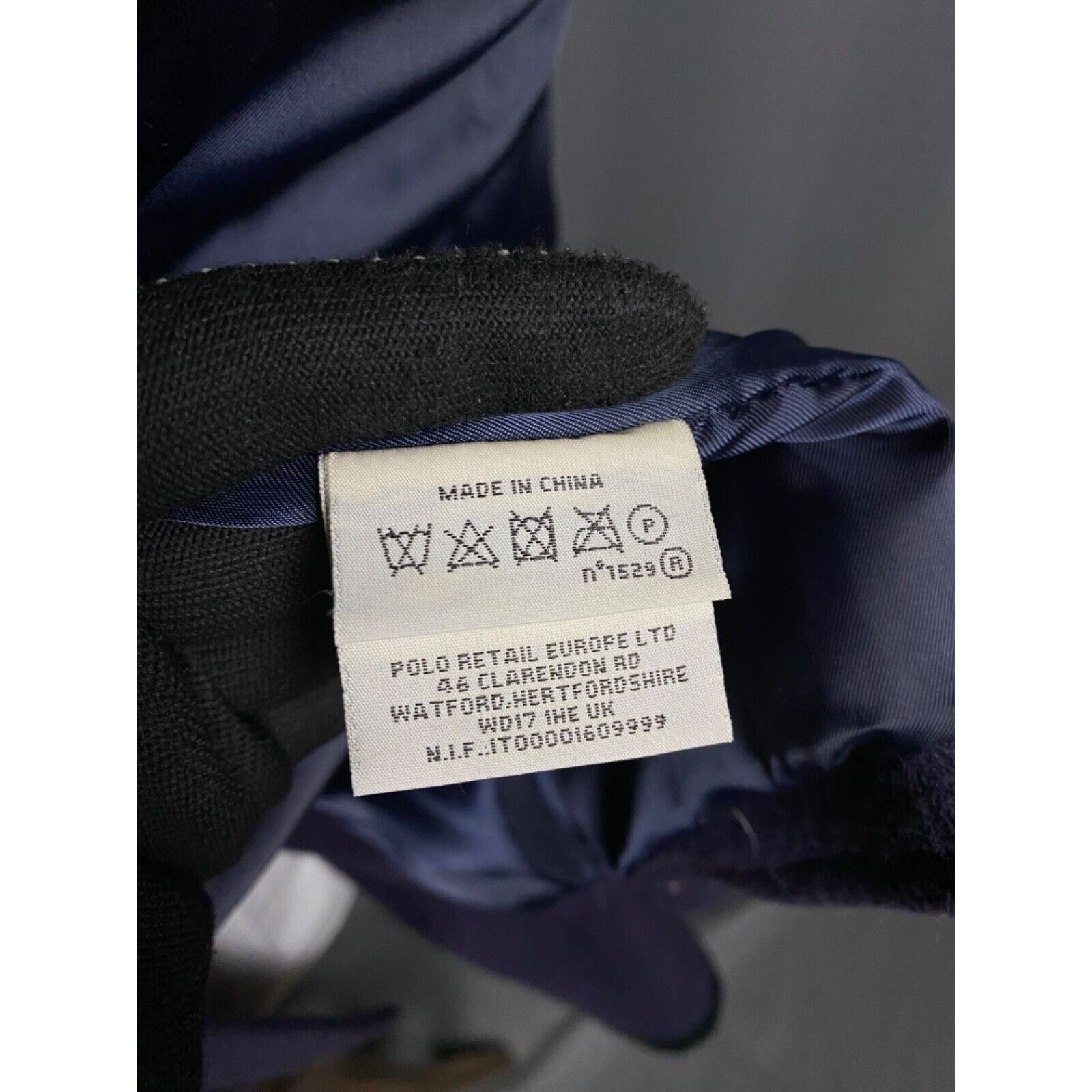 Denim & Supply Ralph Lauren Ralph Lauren Denim&Supply Men's Blue Wool Double Breasted Pe Size US L / EU 52-54 / 3 - 12 Thumbnail