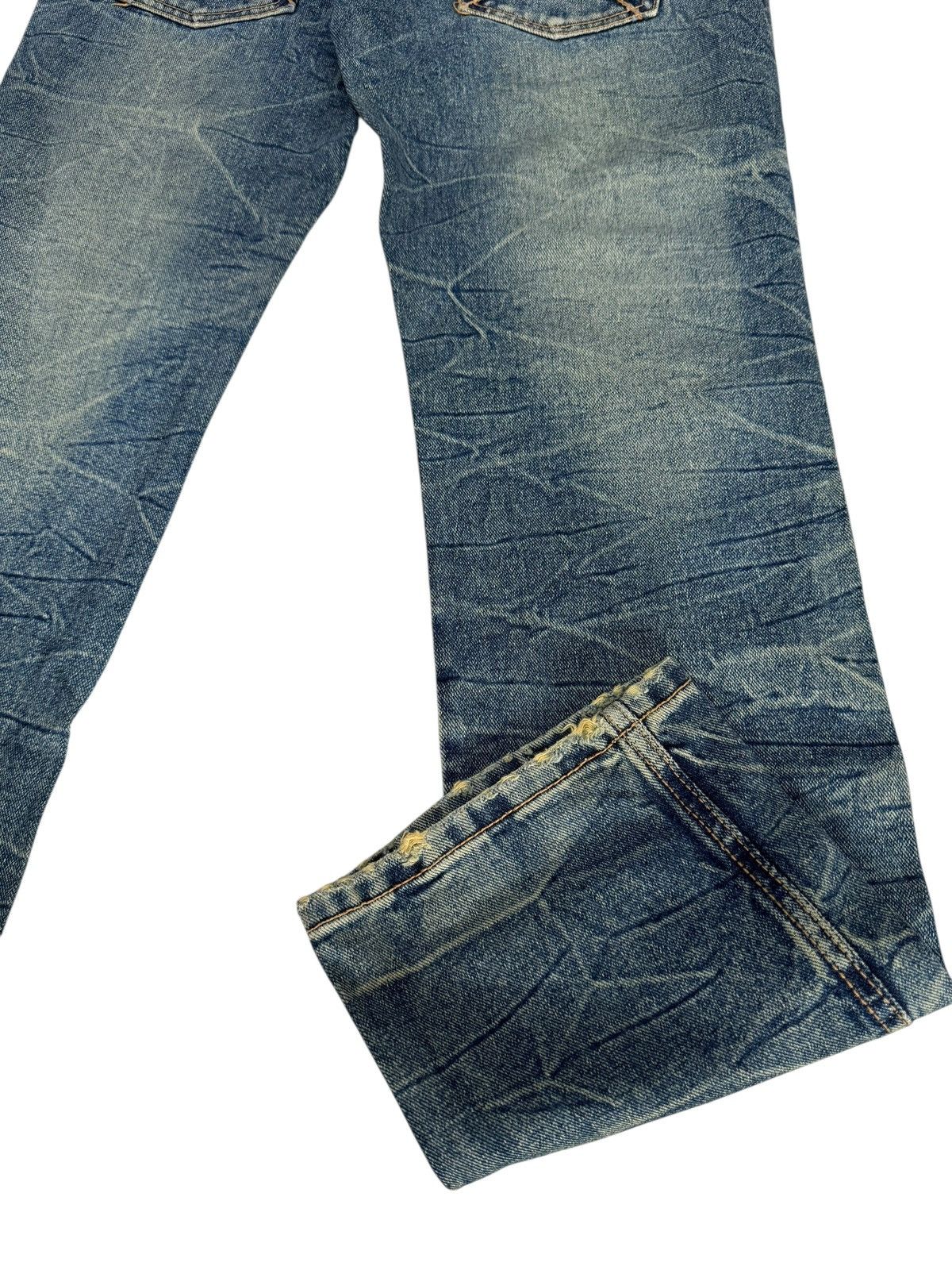 Japanese Brand Vintage Japanese World Bazaar Distressed Design Jeans Size US 29 - 22 Thumbnail