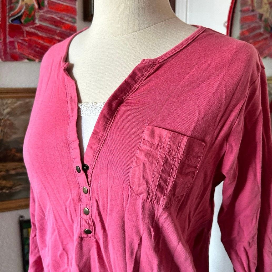Other white stag pink white layered long sleeve shirt Size M / US 6-8 / IT 42-44 - 2 Thumbnail