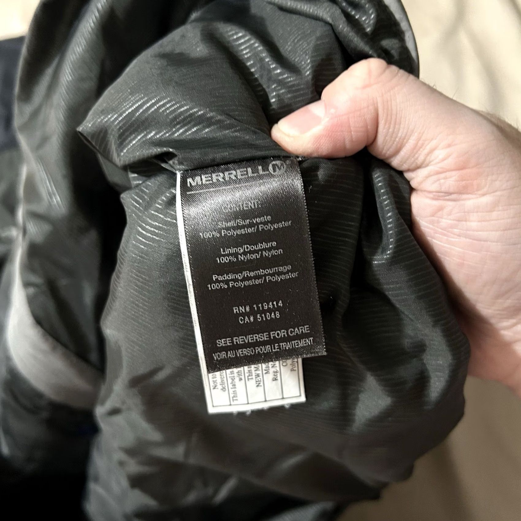 Merrell Merrell Puffer Vest Merrell Opti-Warm Gorpcore Size 2XL Gray Men Size US XXL / EU 58 / 5 - 5 Thumbnail