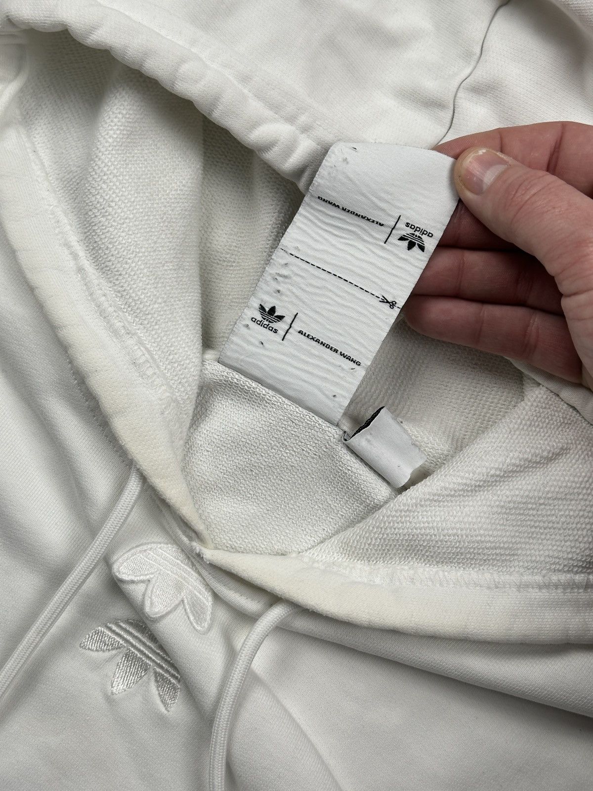 Adidas × Alexander Wang Adidas Alexander Wang Hoodie Trefoil Embroidery Oversized Size US L / EU 52-54 / 3 - 9 Thumbnail
