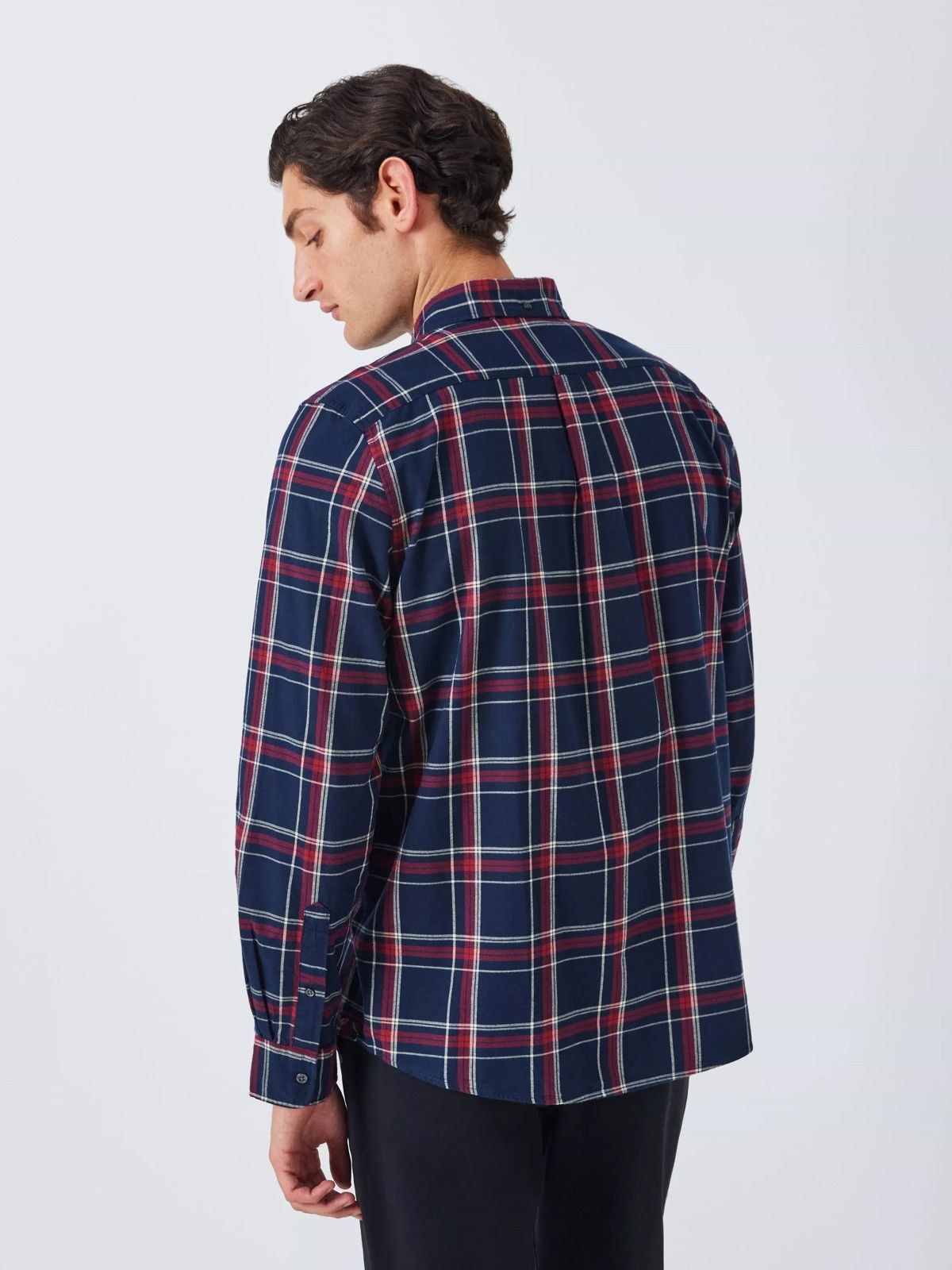 Flannel × Japanese Brand Plaid Flannel Long Sleeve Shirt Size US M / EU 48-50 / 2 - 2 Thumbnail