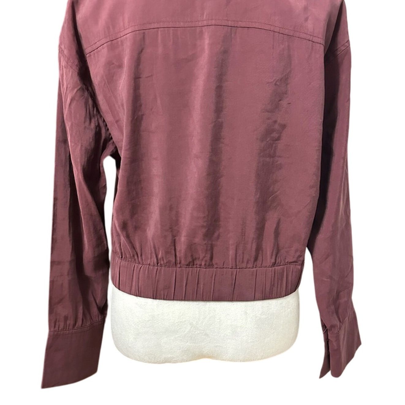 Other Kut From The Kloth Button Up Twist Front Purple Small NWOT Size S / US 4 / IT 40 - 9 Thumbnail