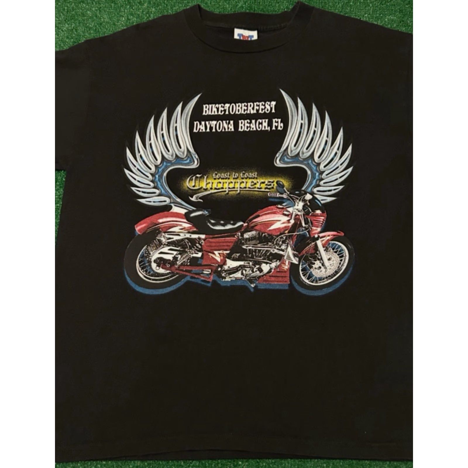 Vintage VINTAGE Daytona Biketoberfest Biker Choppers Coast To Coast VTG Shirt XL Men T-Shirt Black Size US XL / EU 56 / 4 - 6 Thumbnail