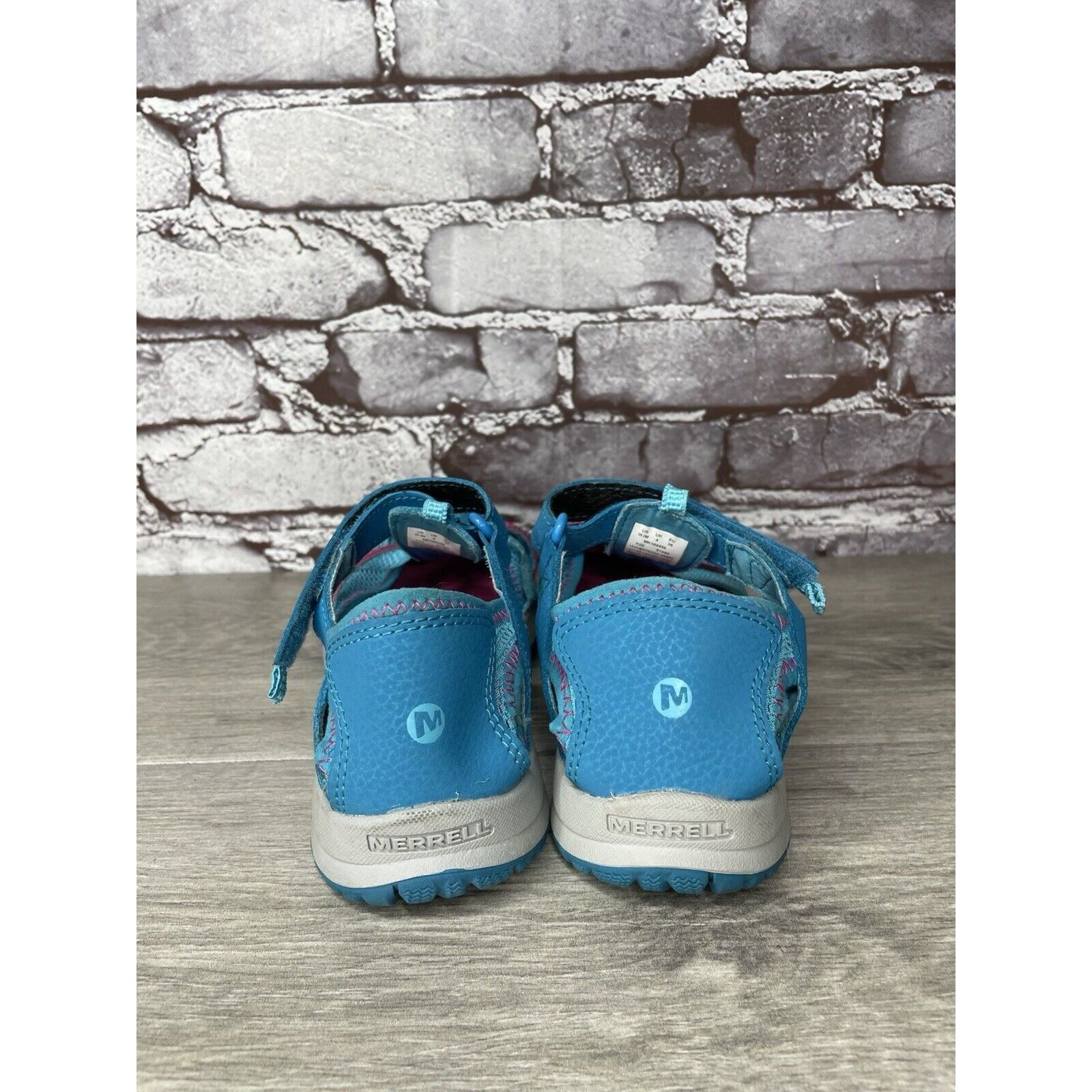 Merrell Merrell 61594 Blue Textile Synthetic Mesh Maryjane Strap Sho Size US 5 / IT 35 - 4 Thumbnail