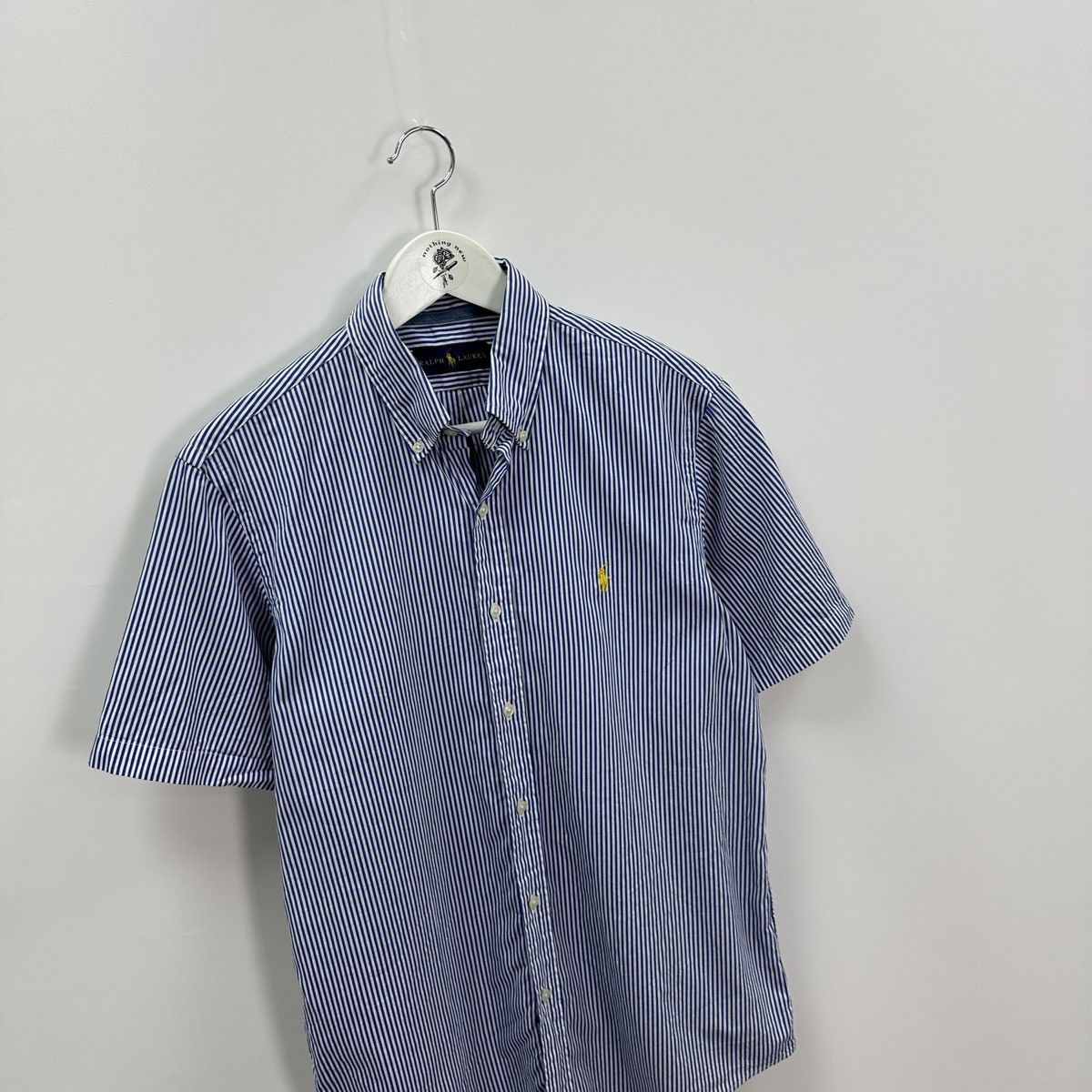 Ralph Lauren Ralph Lauren Striped Embroidered gold logo short sleev shirt Size US M / EU 48-50 / 2 - 3 Thumbnail