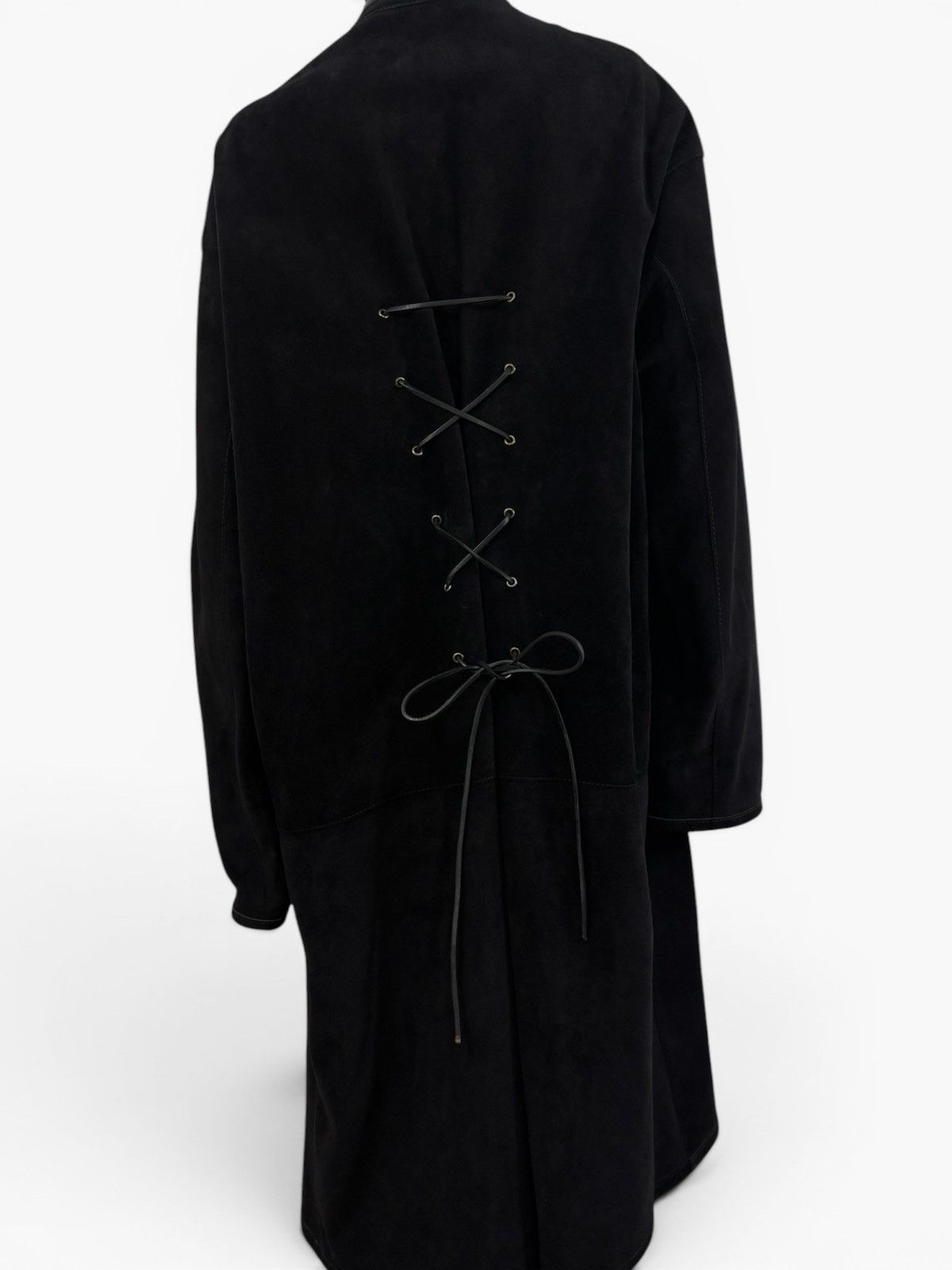 Gucci SS02 Bondage Long Leather Coat by Gucci Size L / US 10 / IT 46 - 2 Thumbnail