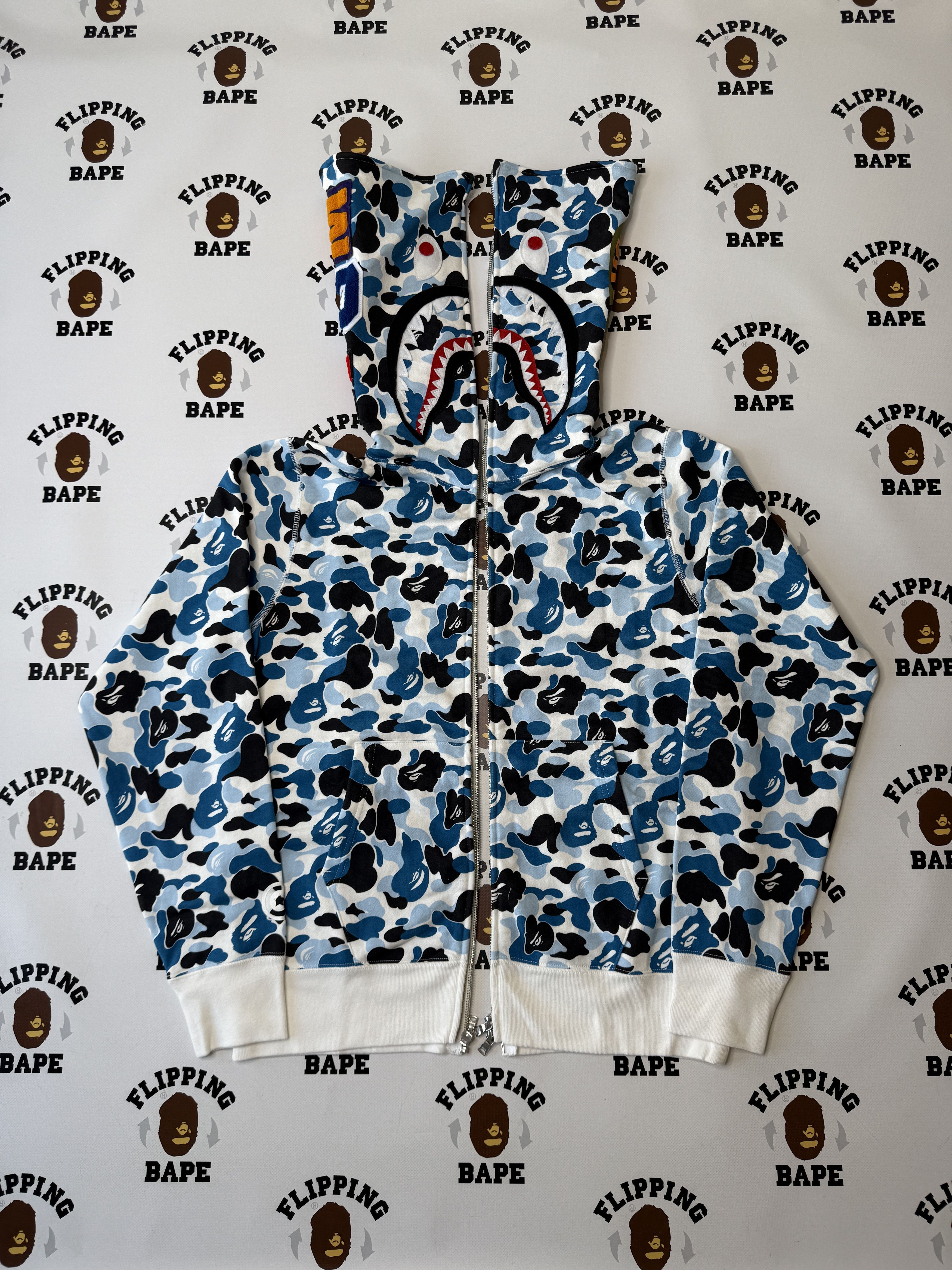 BAPE SHENYANG SEPARATE SHARK FULL ZIP HOODIE