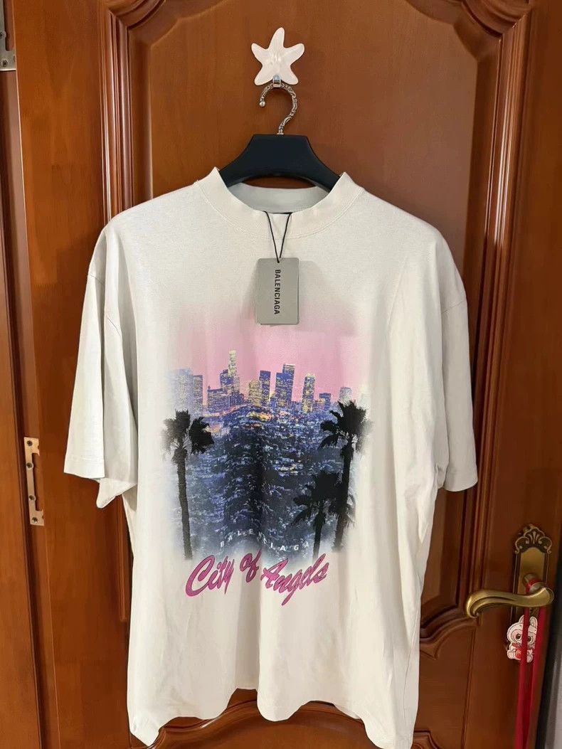 Balenciaga Balenciaga 2025 LA City Print T-shirt-yf Size US L / EU 52-54 / 3 - 1 Thumbnail
