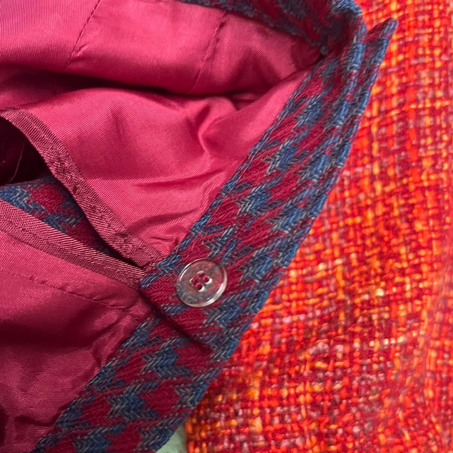 Pendleton VINTAGE Pendleton Wool Plaid A-Line Skirt Womens 4P Knee Length Red Blue 80s 90s Preppy Dry Clean Only Size 27" / US 4 / IT 40 - 6 Thumbnail