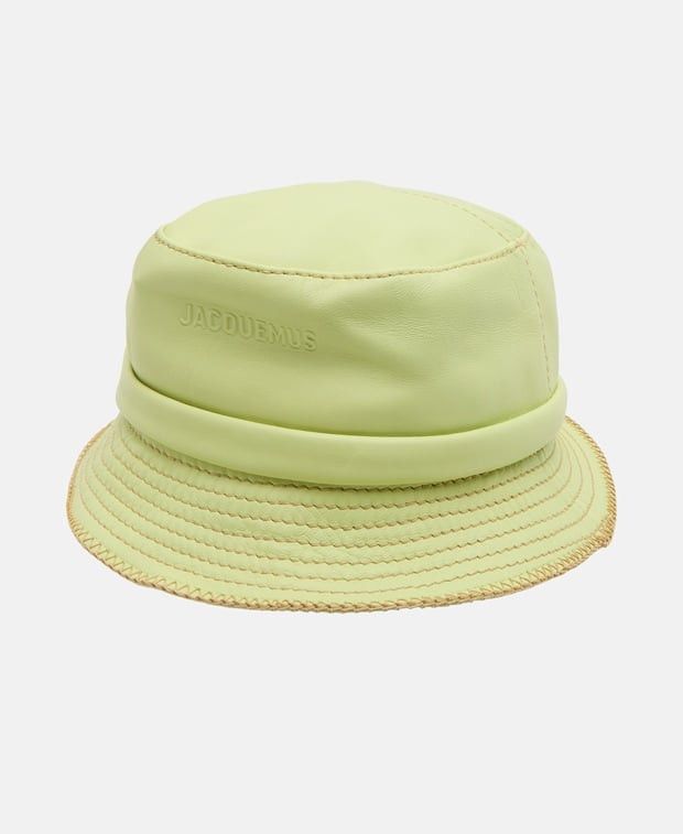 Jacquemus Leather bucket hat Size ONE SIZE - 1 Thumbnail