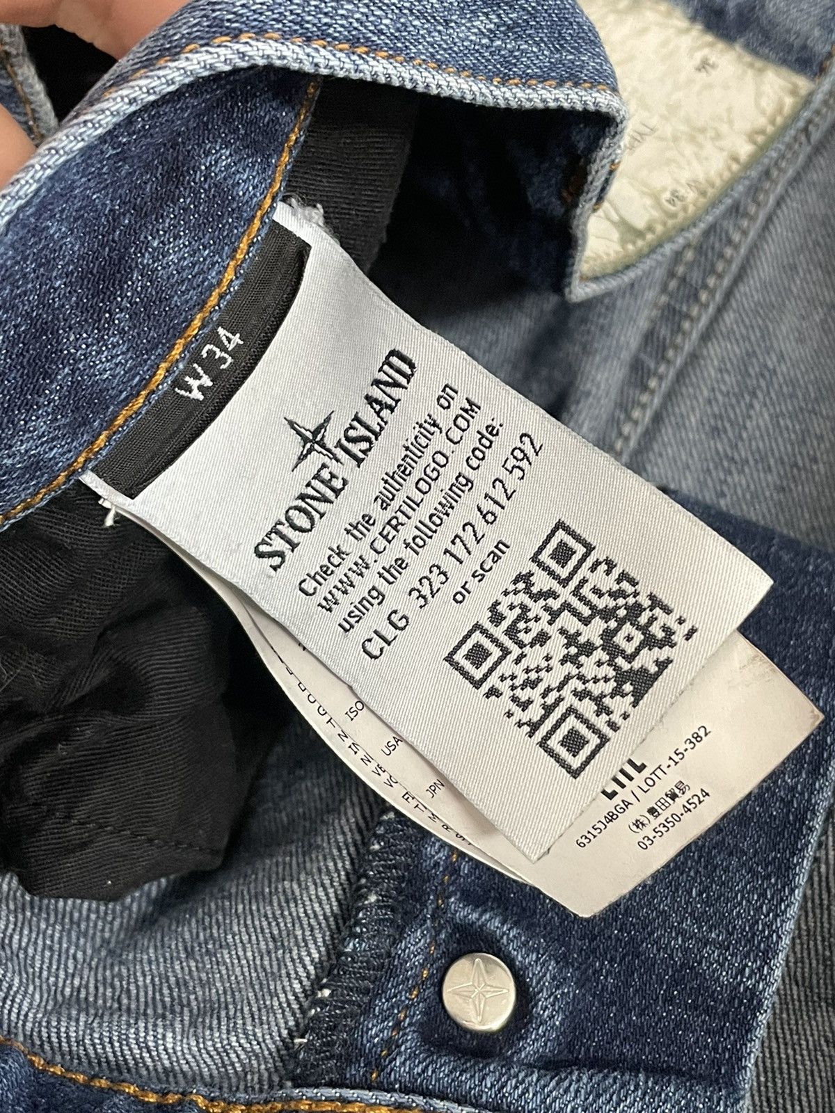 Stone Island Stone Island Jeans Patch Pocket Straight Fit Casual Size US 34 / EU 50 - 6 Thumbnail