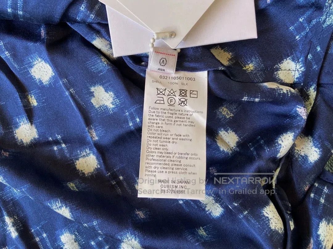 Visvim navy silk ruffle shirt by visvim. Size S / US 4 / IT 40 - 8 Thumbnail