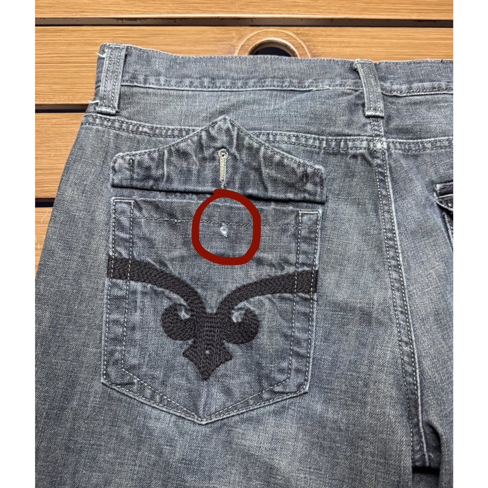 Helix Y2k Helix Relaxed Bootcut Distressed Jeans 38x31 Skater Size US 38 / EU 54 - 10 Thumbnail
