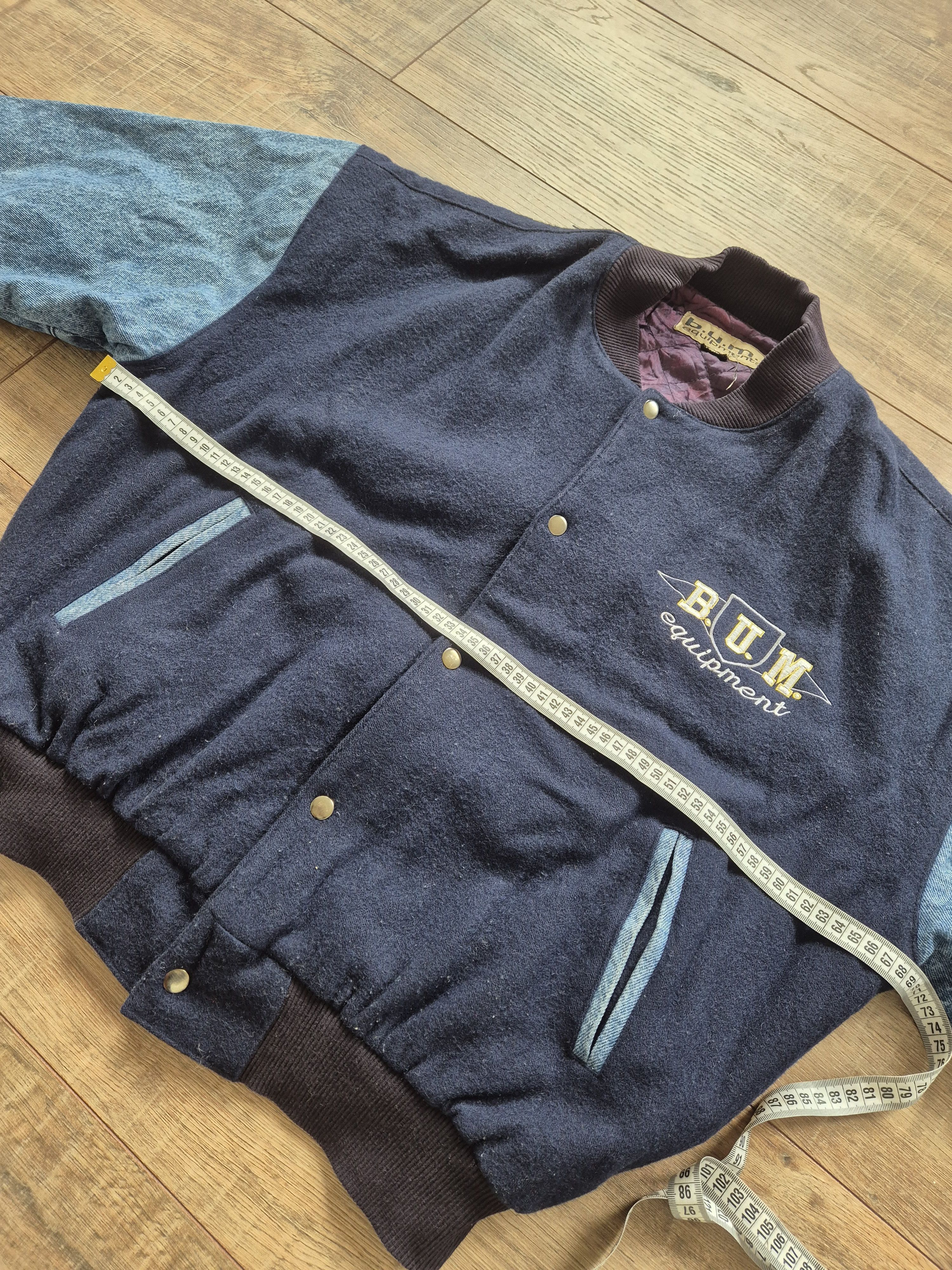 B.U.M Equipment 90' Vintage jacket wol denim jas BUM Size US L / EU 52-54 / 3 - 5 Thumbnail