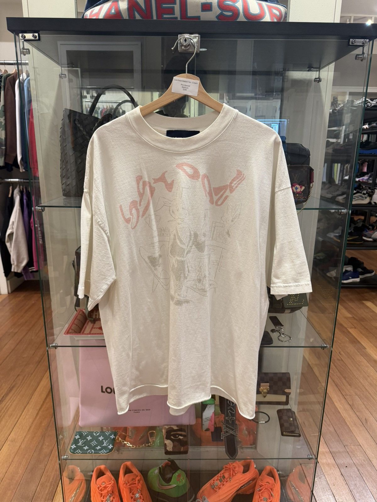 Lost Daze Lost Daze Rabbit Tee - Cream Size US M / EU 48-50 / 2 - 1 Thumbnail
