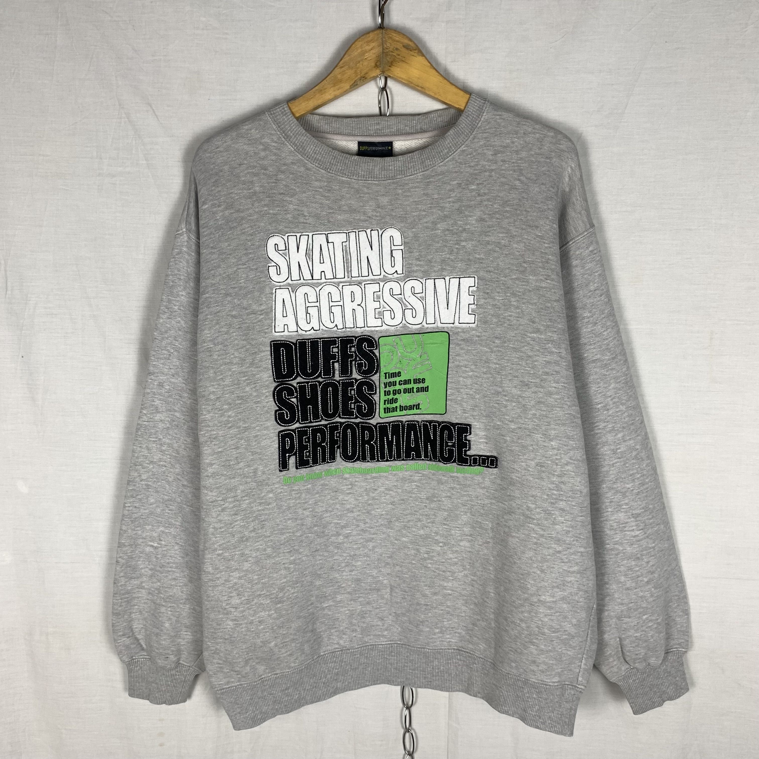 Vintage Vintage Duffs Skateboards Sweatshirt Crewneck Size US L / EU 52-54 / 3 - 1 Thumbnail