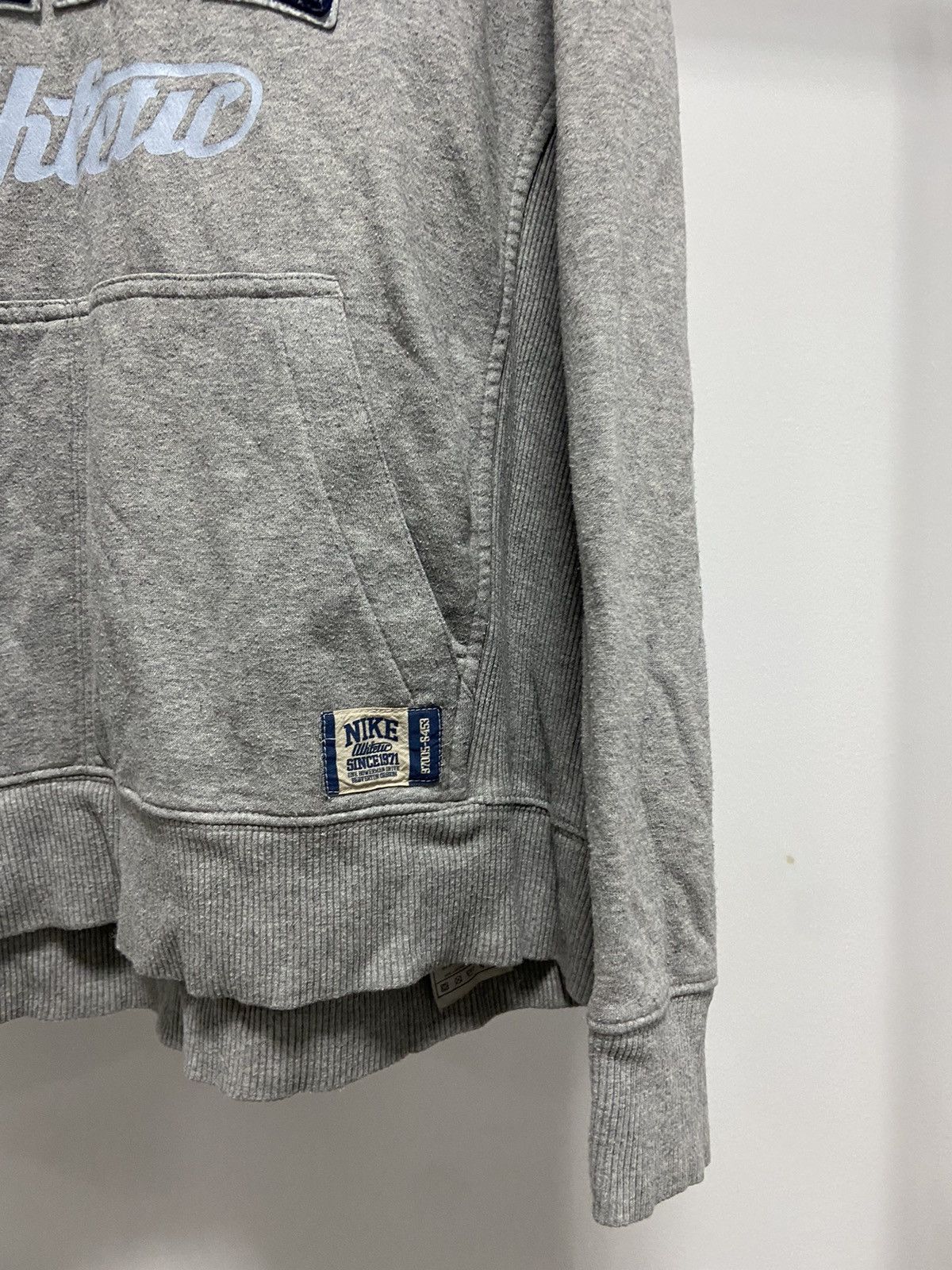 Nike × Vintage Nike Athletic Vintage Hoodie Big Logo Skateboarding Size US L / EU 52-54 / 3 - 3 Thumbnail