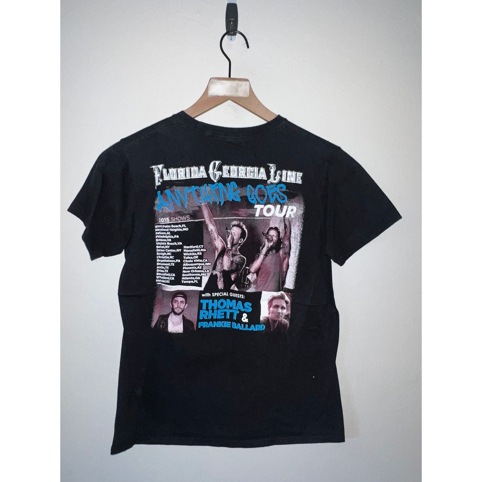 Gildan Womens Florida Georgia Line Tour Shirt Anything Goes Tee M Size M / US 6-8 / IT 42-44 - 6 Thumbnail