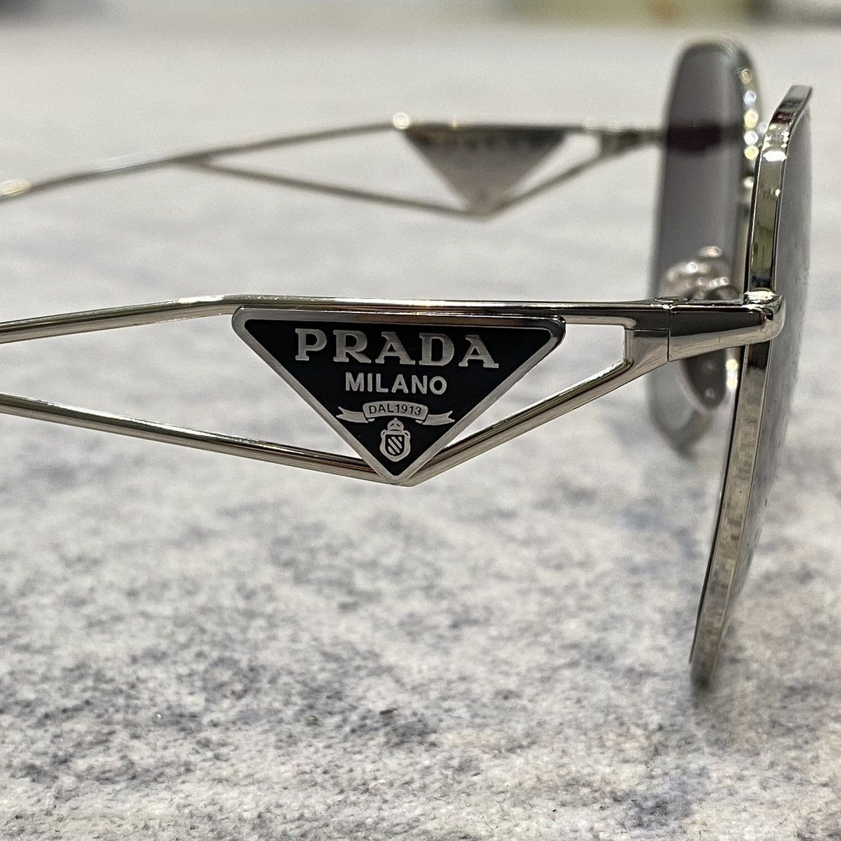 Prada PRADA 0PR 57YS 1BC5D1 Grey Gradient Silver Size ONE SIZE - 3 Thumbnail