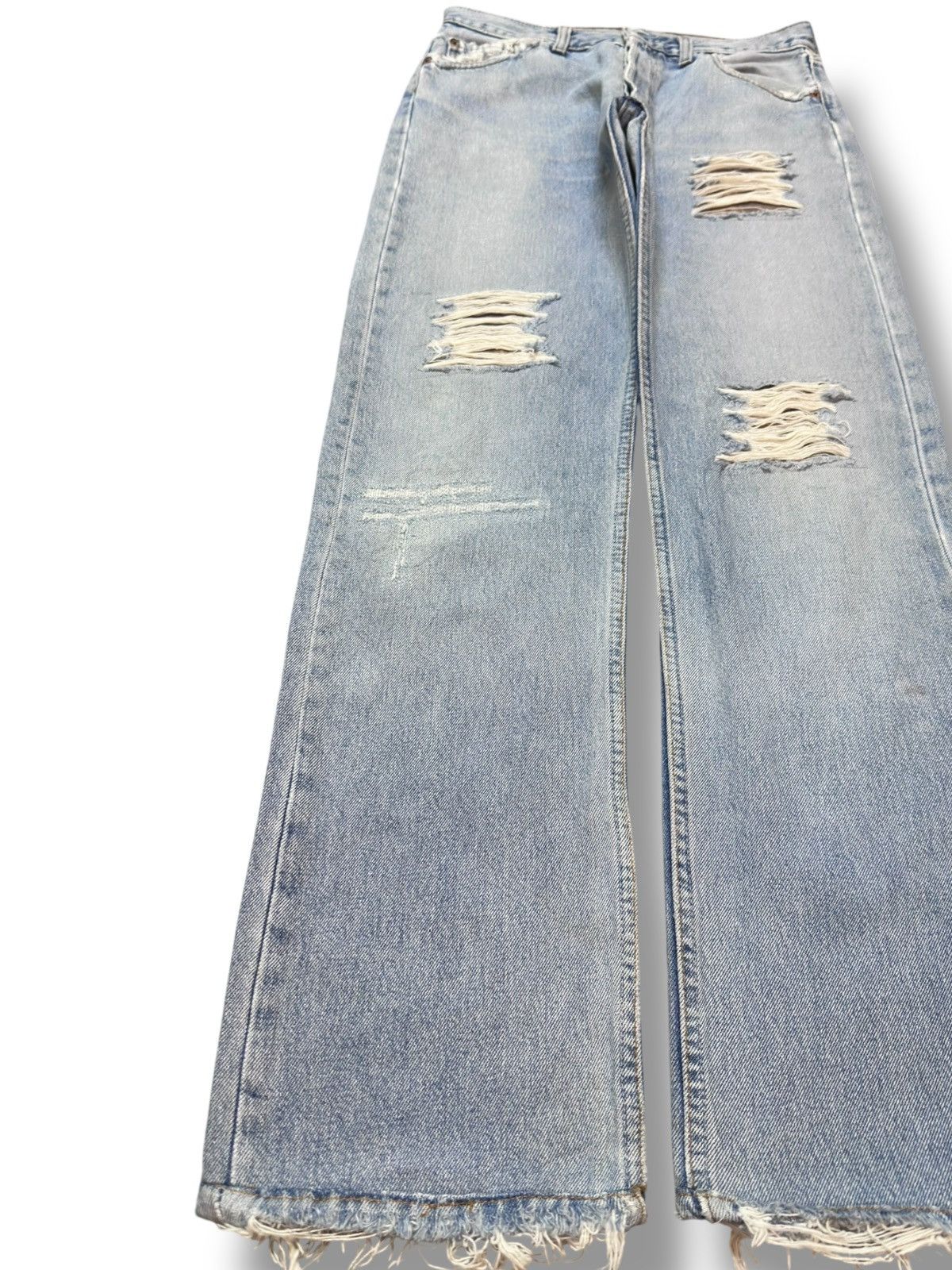 Levi's Vintage Clothing Vintage Levi’s 501 Faded Distressed Denim Size US 29 - 3 Thumbnail