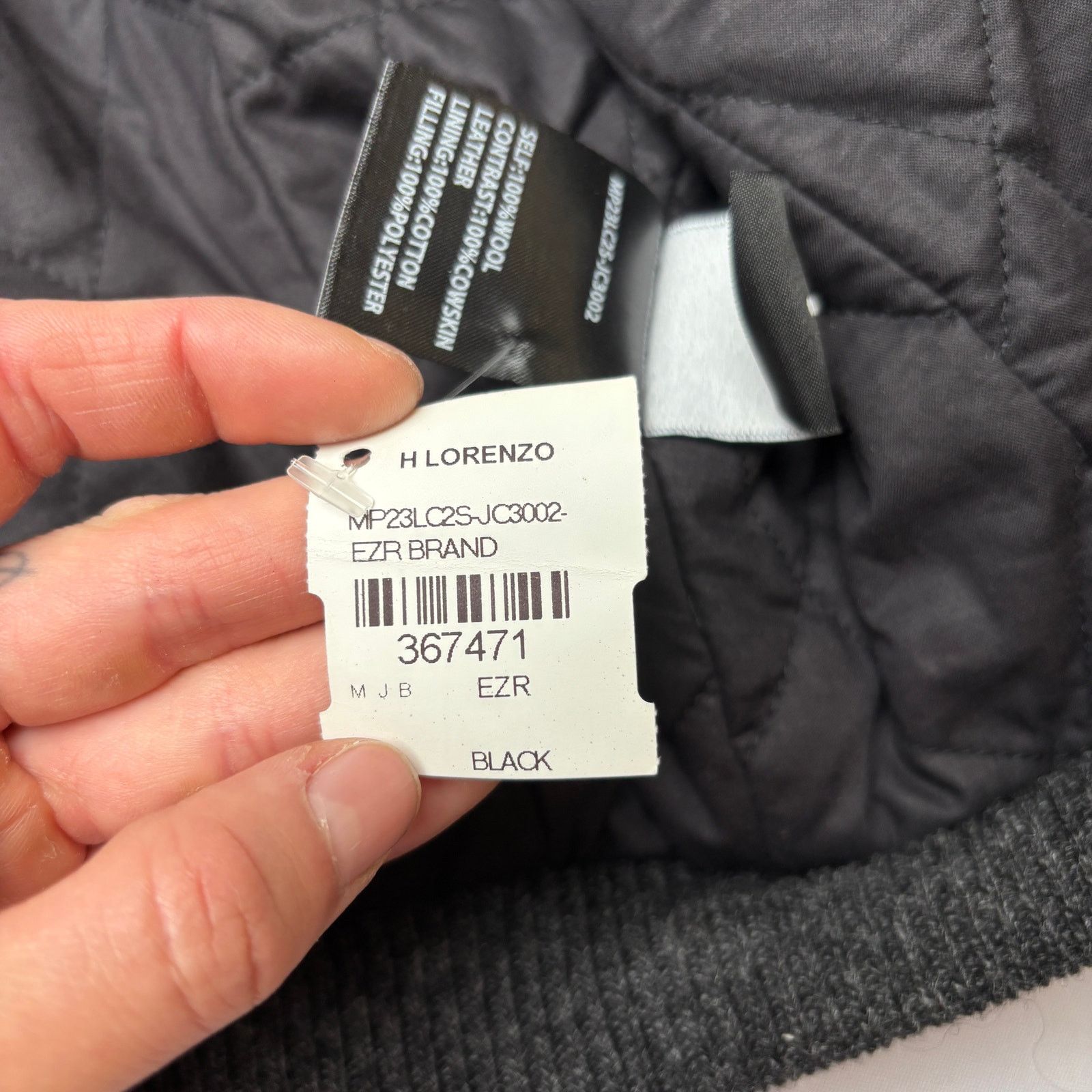 Other EZR Asymmetric Varsity Bomber Jacket Men's Small H. Lorenzo Size US S / EU 44-46 / 1 - 9 Thumbnail