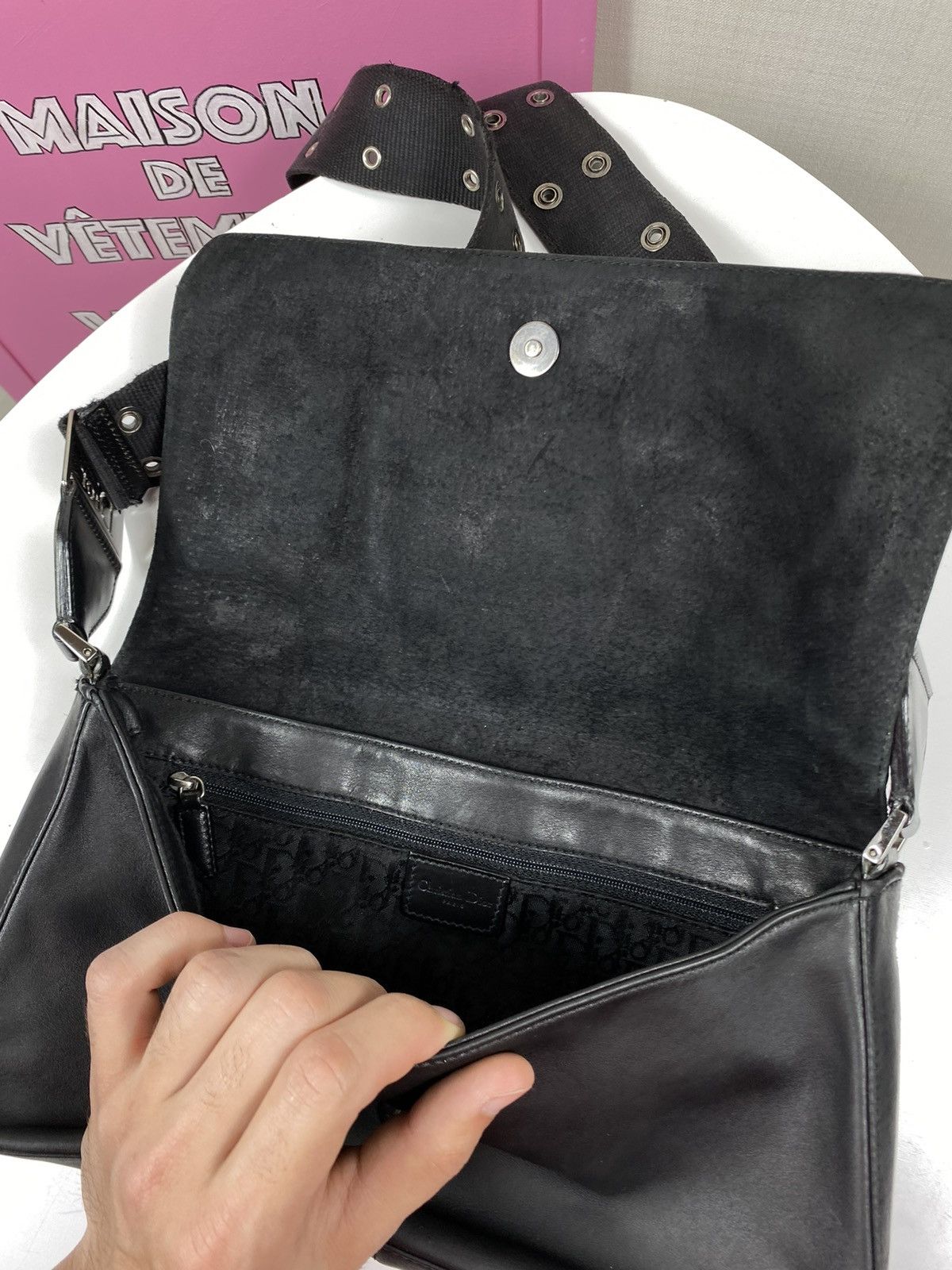 Dior × Vintage Christian Dior Black Street Chic Size ONE SIZE - 18 Thumbnail