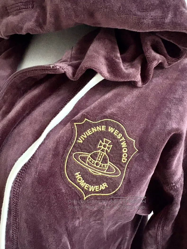 Vivienne Westwood Vivienne Westwood Burgundy Witch Hat Velvet Sweatshirt Jac Size M / US 6-8 / IT 42-44 - 3 Thumbnail