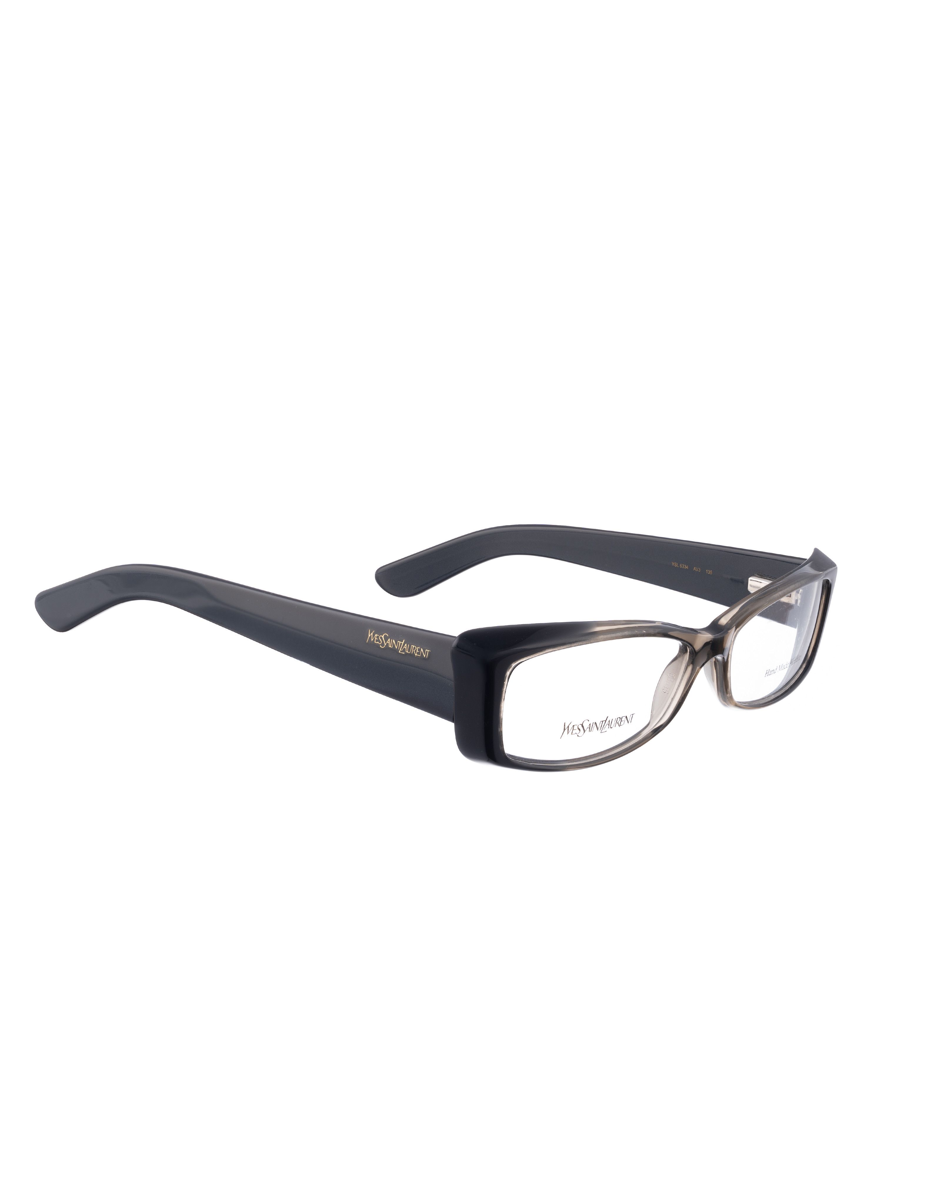 Saint Laurent Paris Yves Saint Laurent 00s Gradient Transparent Cateye Glasses Size ONE SIZE - 2 Thumbnail