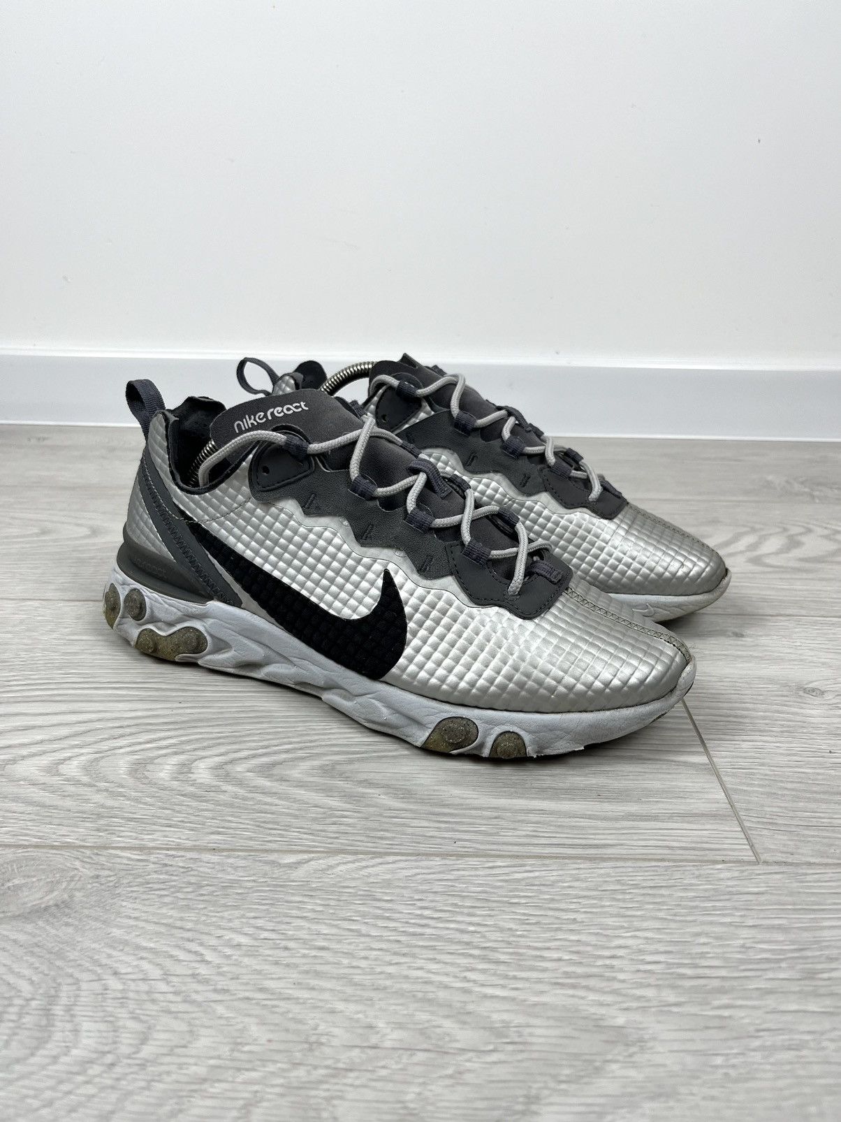 Nike React Element 55 PRM Grey Shoes Sneakers
