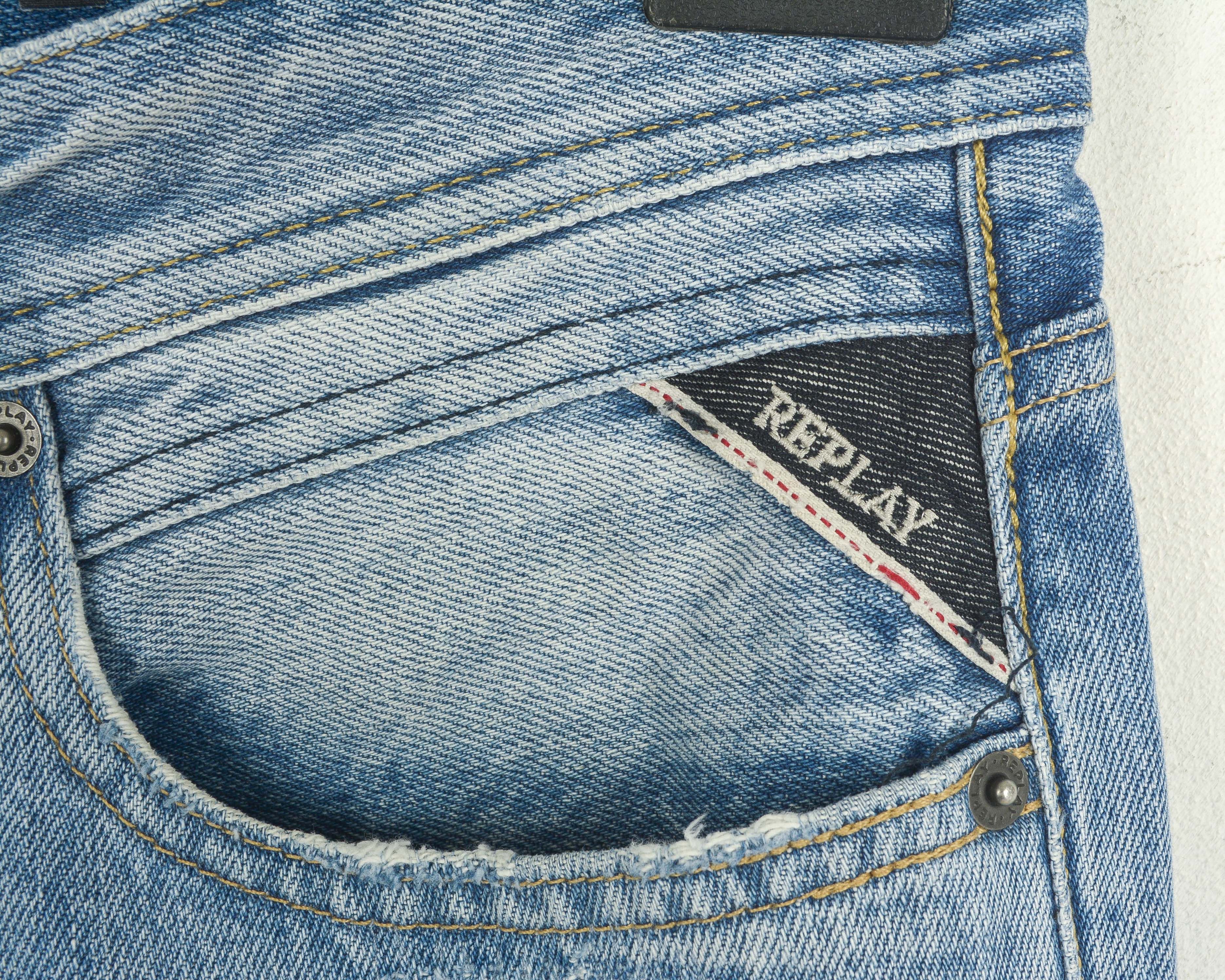 Replay Grover W30 L30 Regular Fit Straight Jeans Denim Pants Size US 30 / EU 46 - 3 Thumbnail