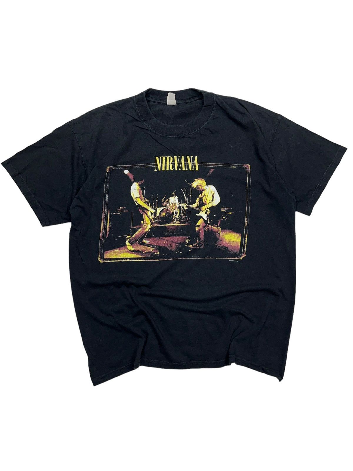 image of Band Tees x Nirvana 1996 Nirvana From The Muddy Banks Vintage T-Shirt in Black, Men's (Size XL)