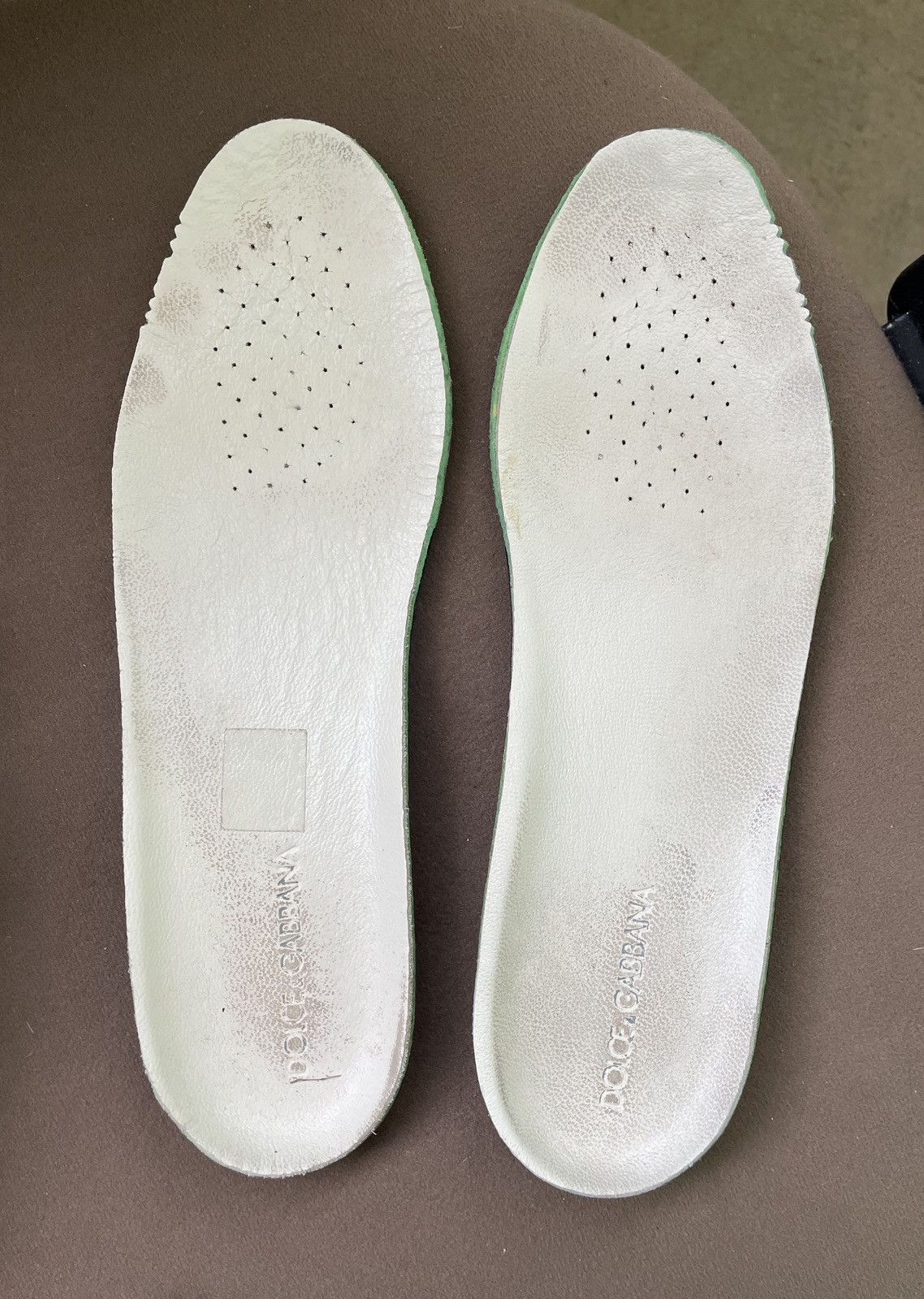 Dolce & Gabbana Dolce & Gabbana Women’s White grey Leather Sneakers Size US 6 / IT 36 - 21 Thumbnail