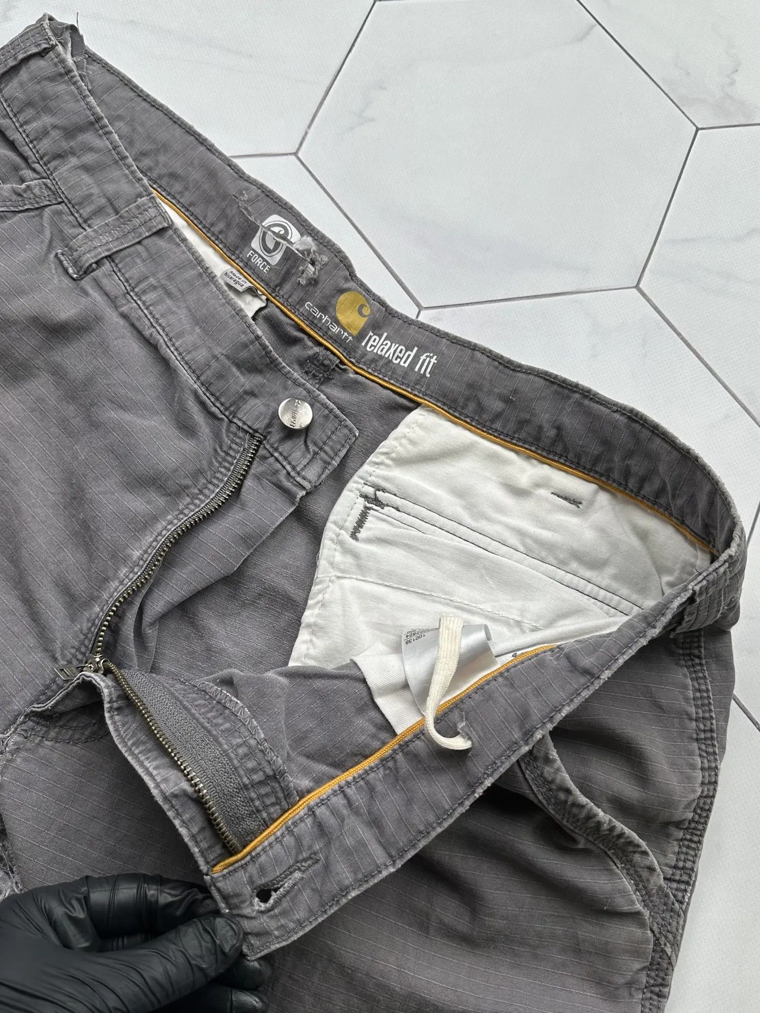 Carhartt Carhartt Thrashed Vintage Cargo Pants (B254) Size US 38 / EU 54 - 9 Thumbnail