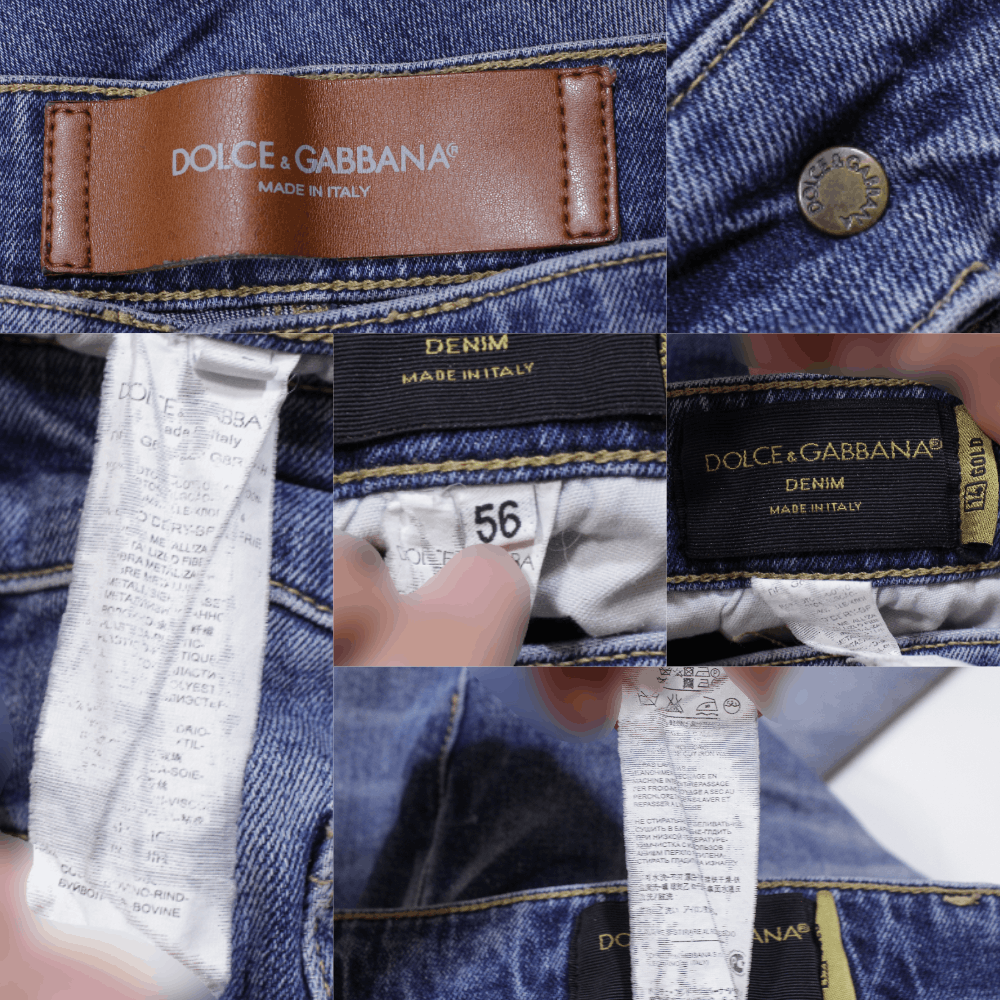 Dolce & Gabbana Gold 14 Faded Jeans Size US 40 / EU 56 - 7 Thumbnail