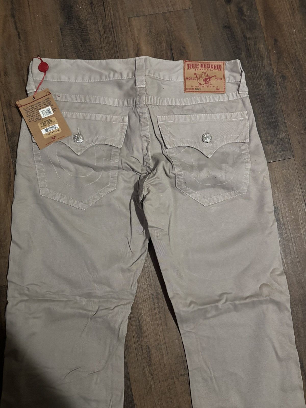 True Religion True Religion Ricky Jeans Light Grey Size US 34 / EU 50 - 1 Thumbnail
