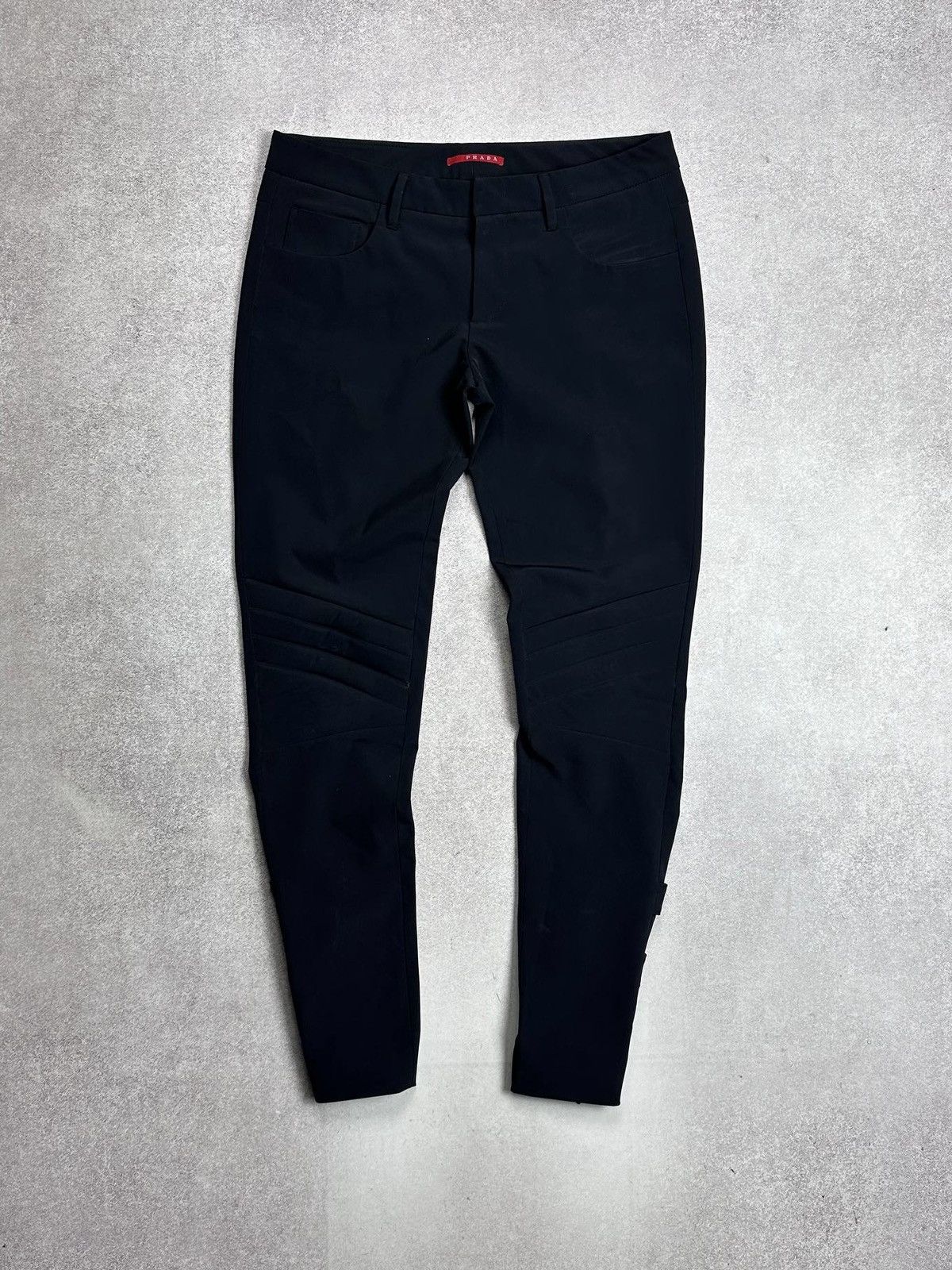 Prada Vintage Prada Womans Abstract Archival Pants Rare IT 42 Size 28" / US 6 / IT 42 - 2 Thumbnail