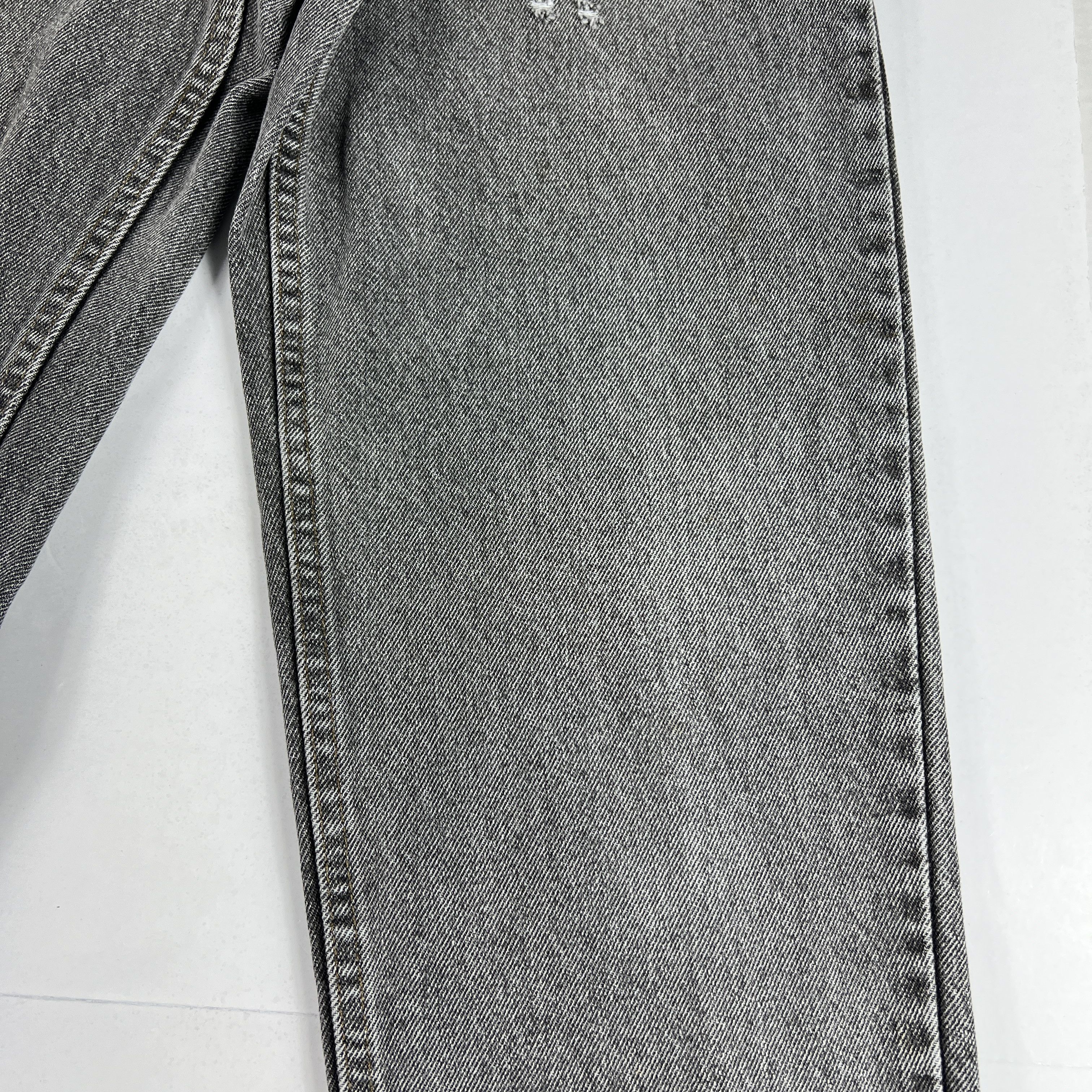Levi's × Vintage VTG 80s Levi's Jean 550 Relaxed Black Faded Thrashed Denim Size US 30 / EU 46 - 7 Thumbnail