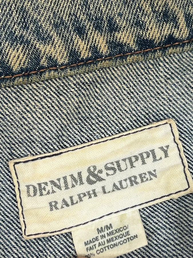 Polo Ralph Lauren Ralph Laurent Denim & Supply Faded Blue Denim Jacket Size US M / EU 48-50 / 2 - 10 Thumbnail